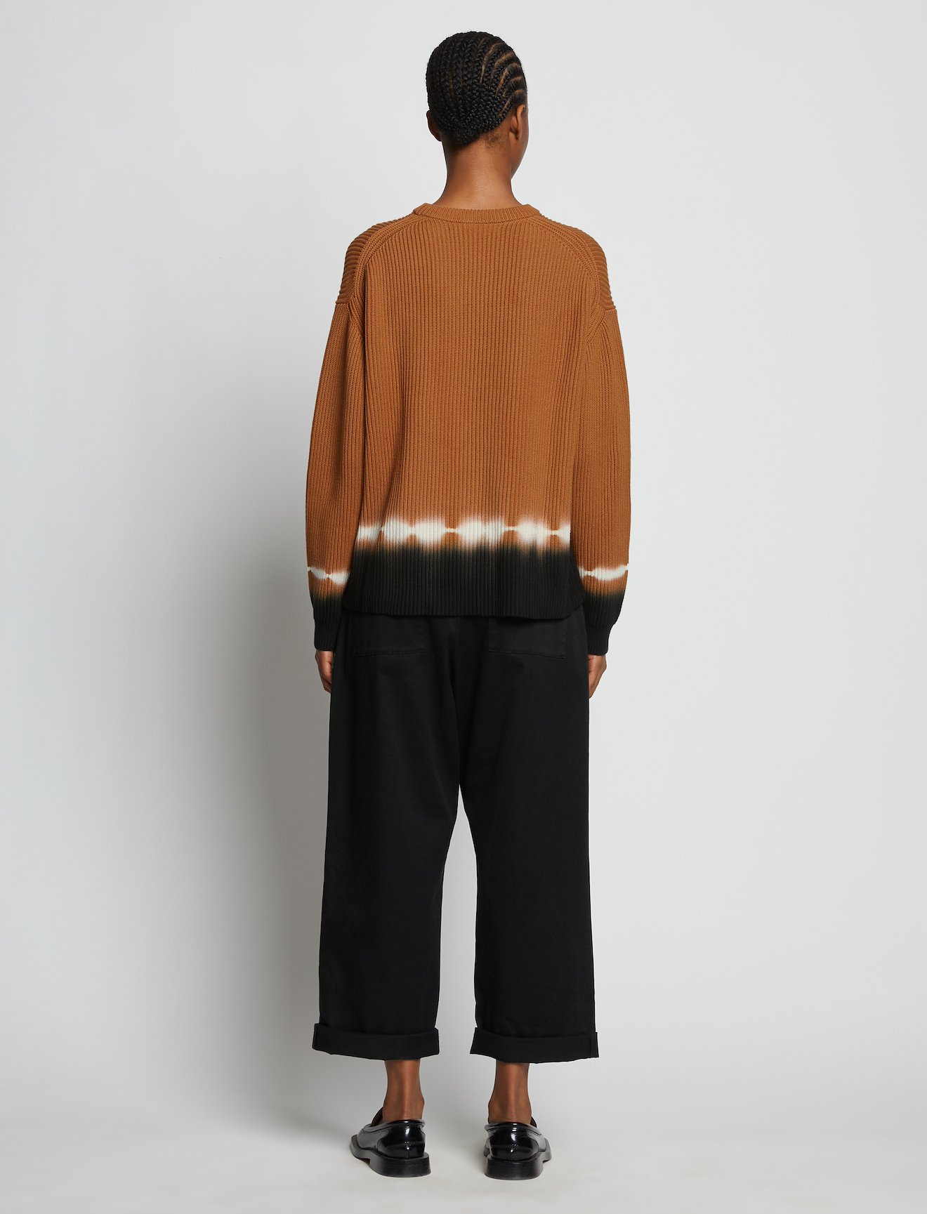 Rib Knit Dip Dye Sweater #3