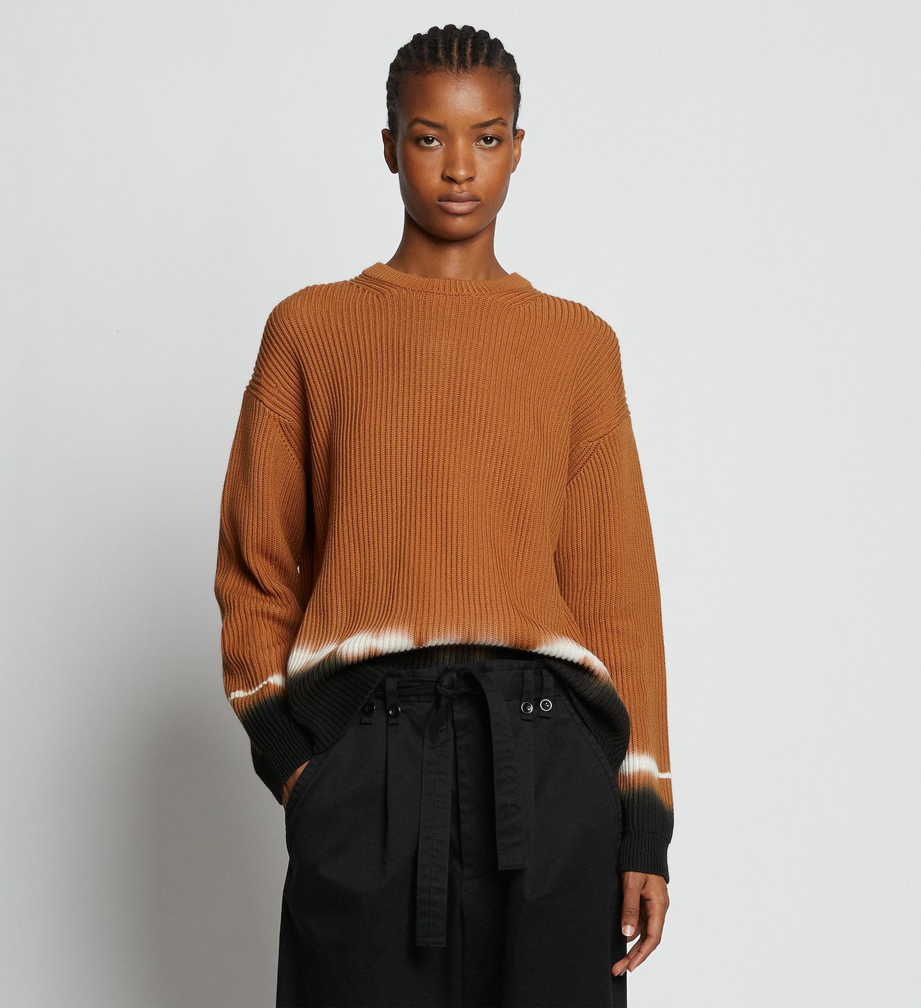 Rib Knit Dip Dye Sweater