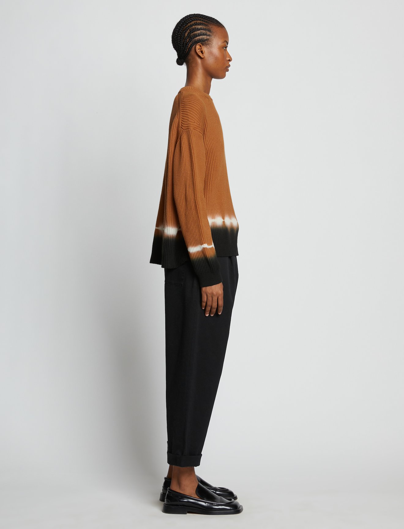 Rib Knit Dip Dye Sweater #2