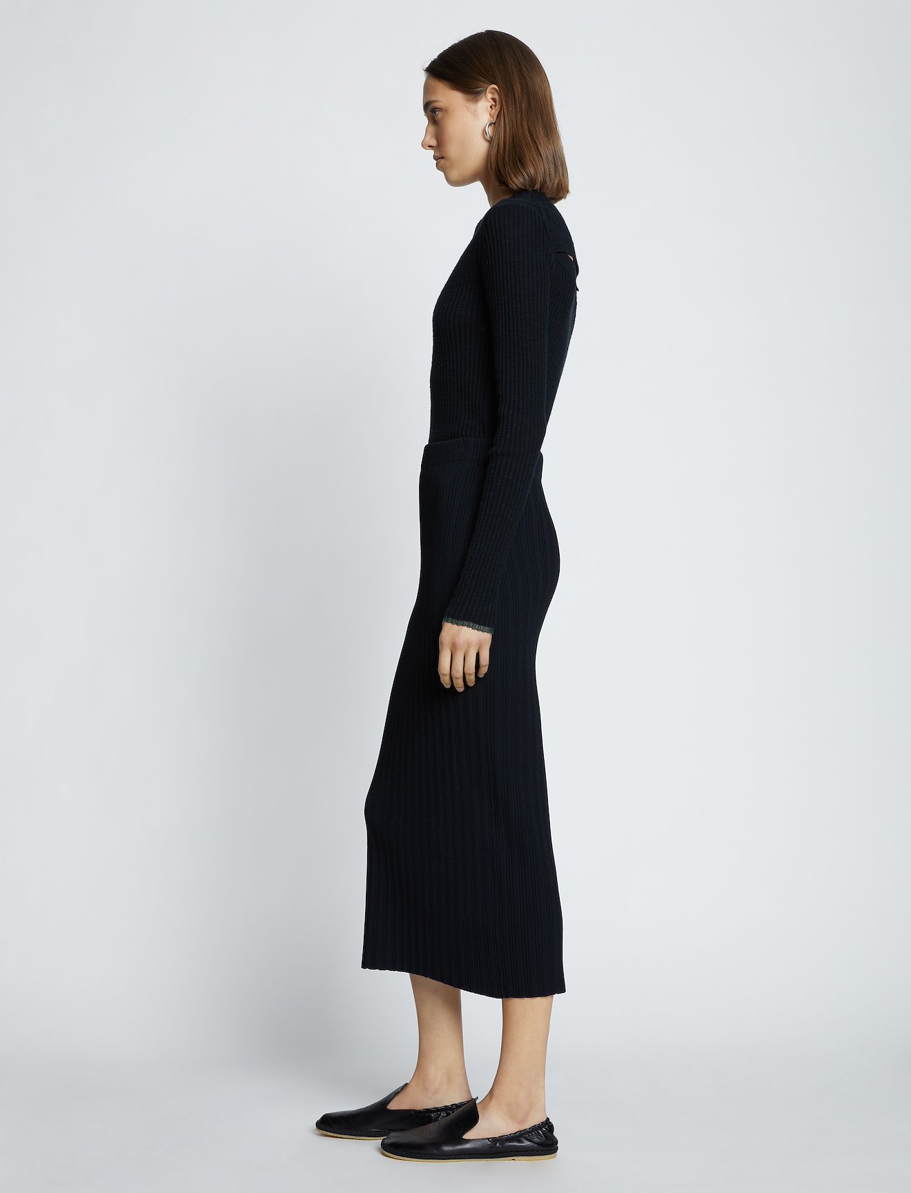Rib Knit Skirt #1