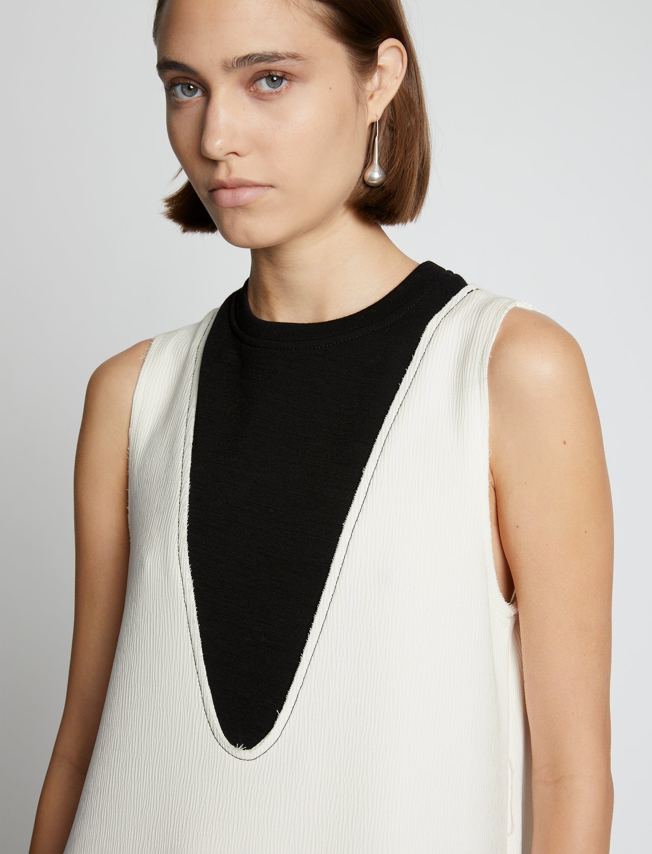 Ribbed Bi-Color Dress #3