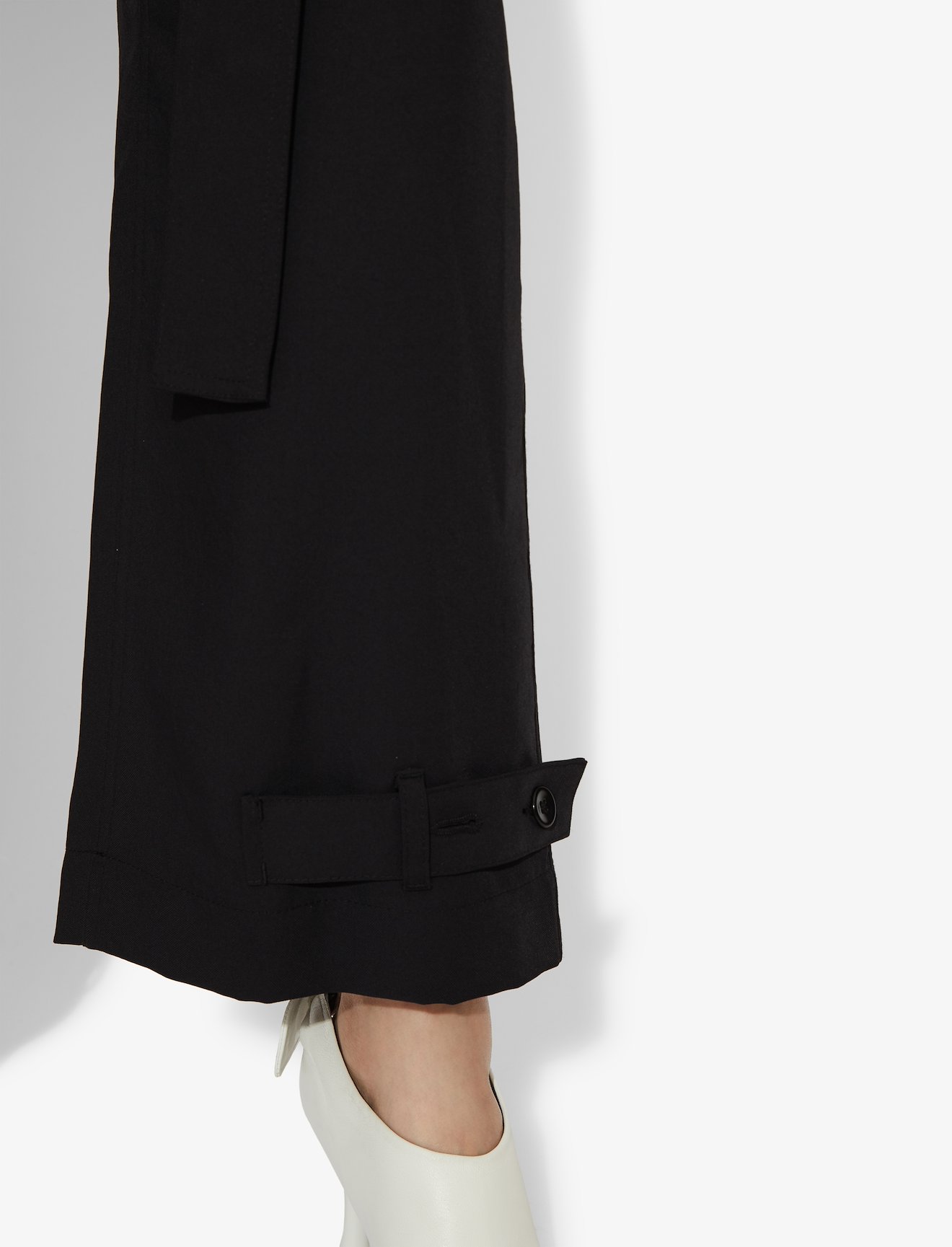 Rumpled Pique Belted Pants #5