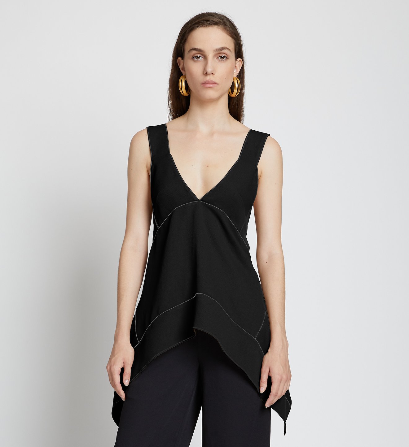 Rumpled Pique Cami