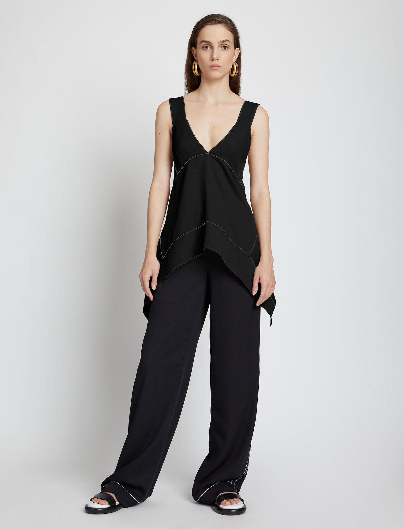 Rumpled Pique Cami #1