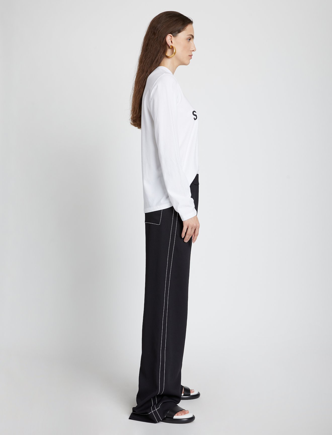 Rumpled Pique Pajama Pants #1