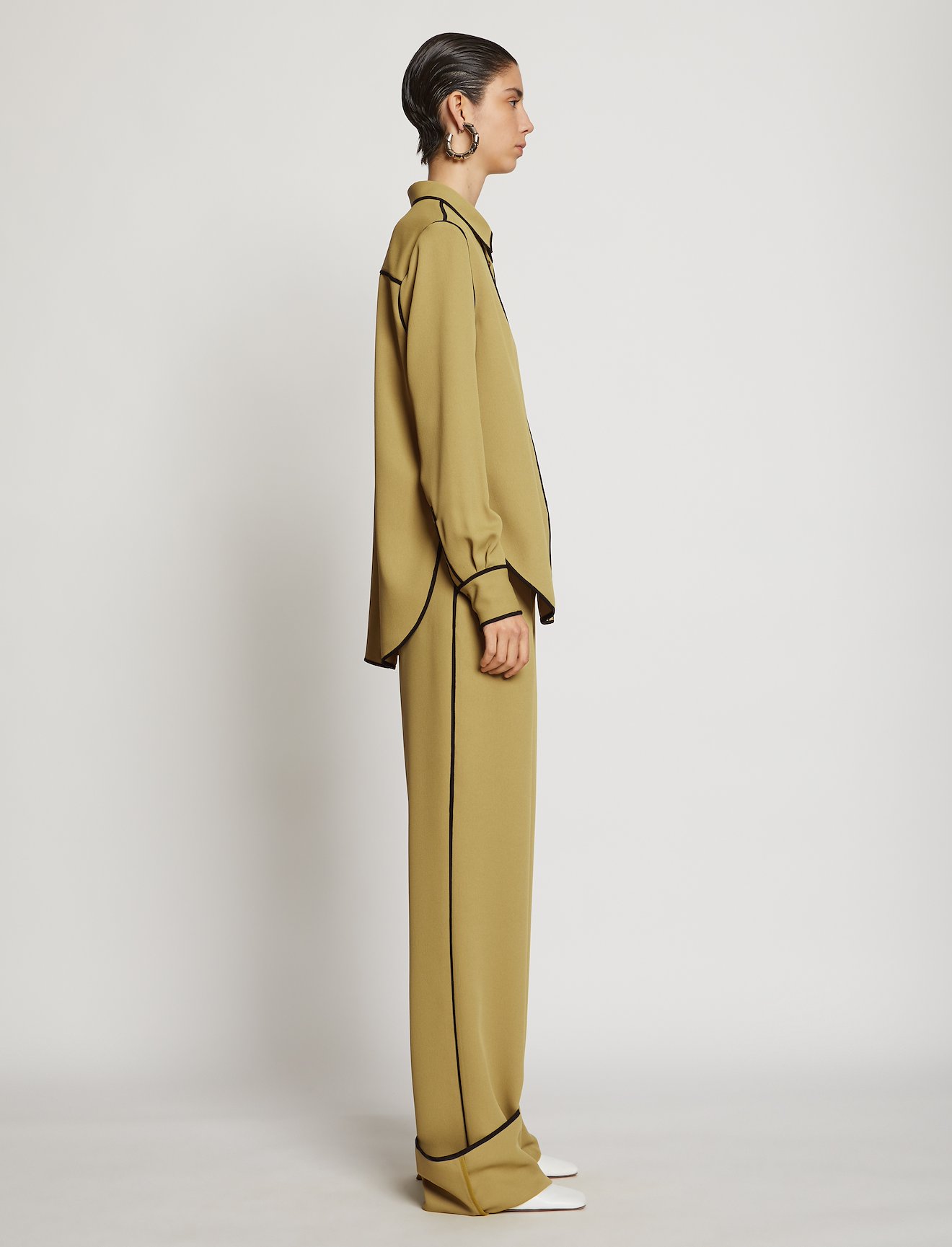 Rumpled Pique Pajama Top #2