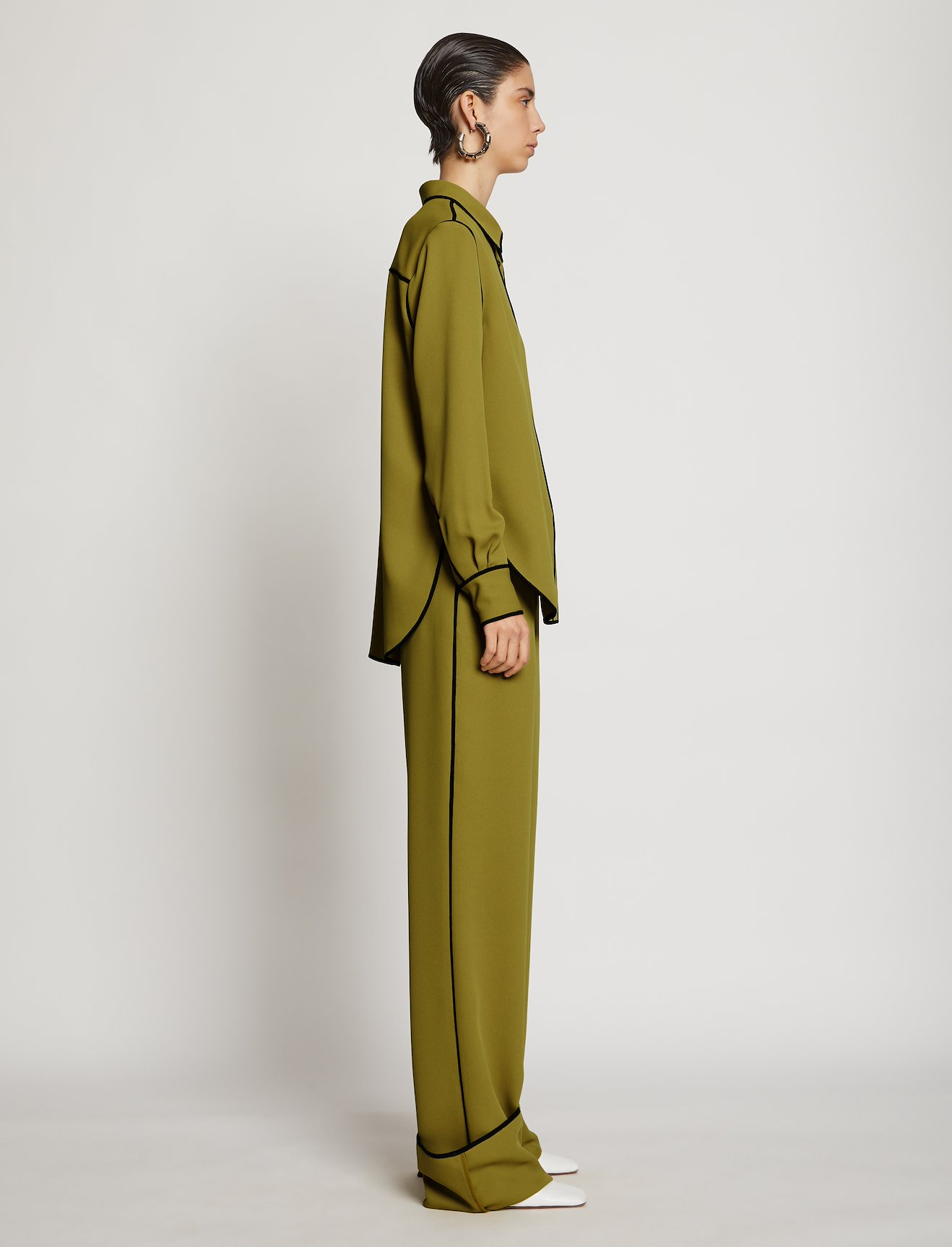 Rumpled Pique Pajama Top #2
