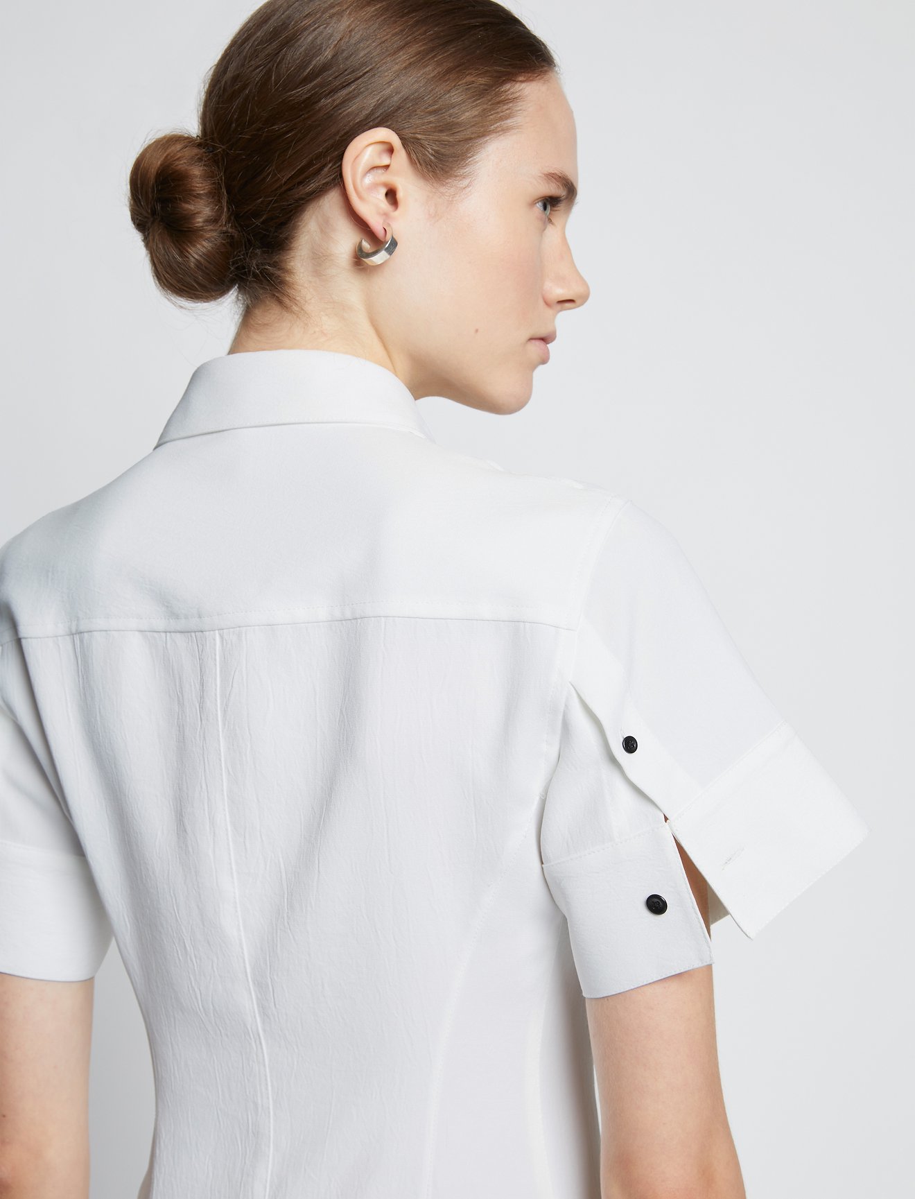 Short Sleeve Shirt Dress #3