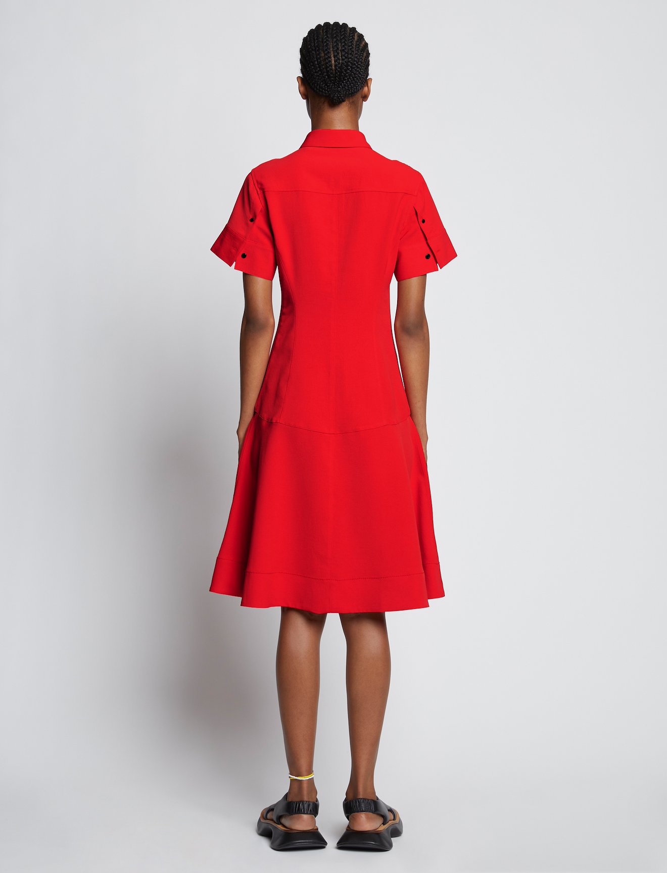 Short Sleeve Shirt Dress #2