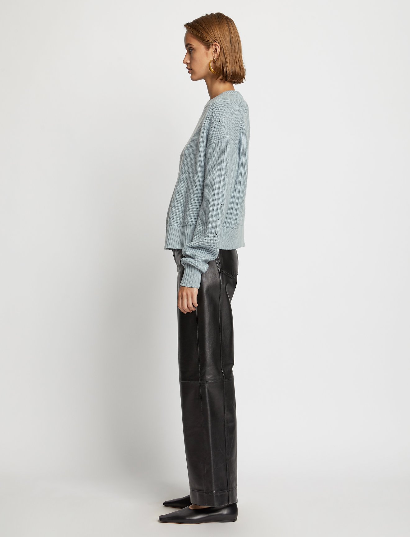Slit Back Merino Knit Sweater #2