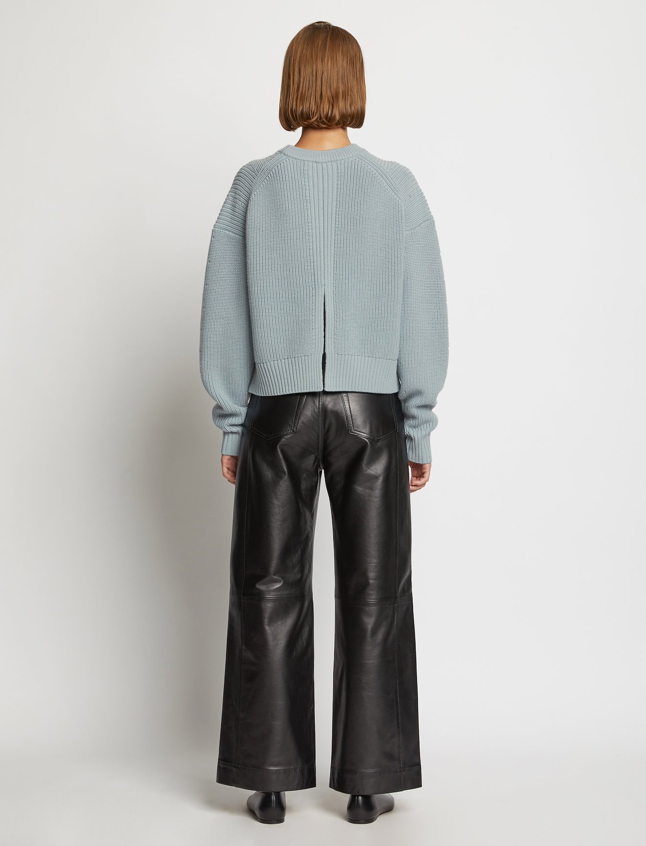 Slit Back Merino Knit Sweater #3