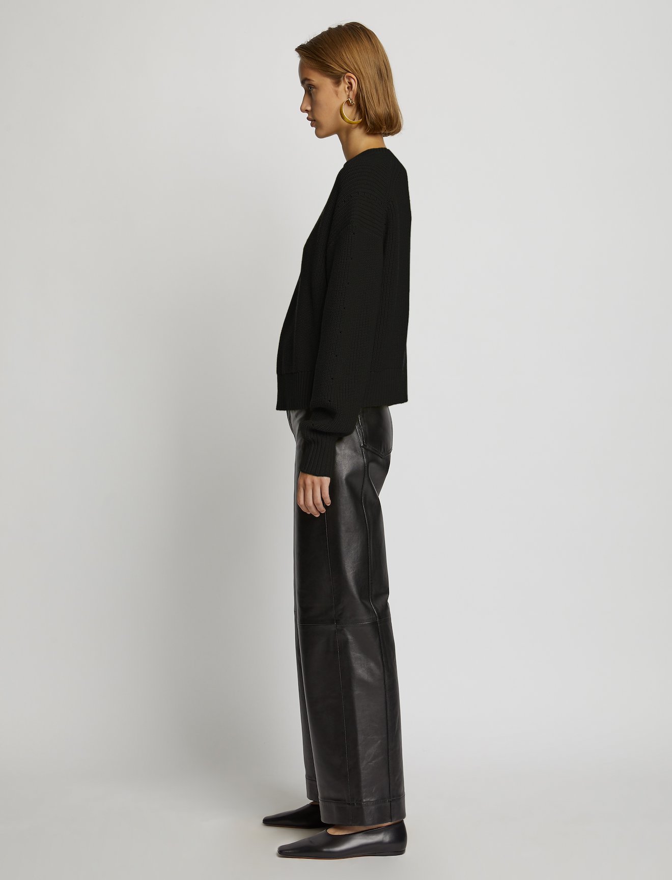 Slit Back Merino Knit Sweater #2