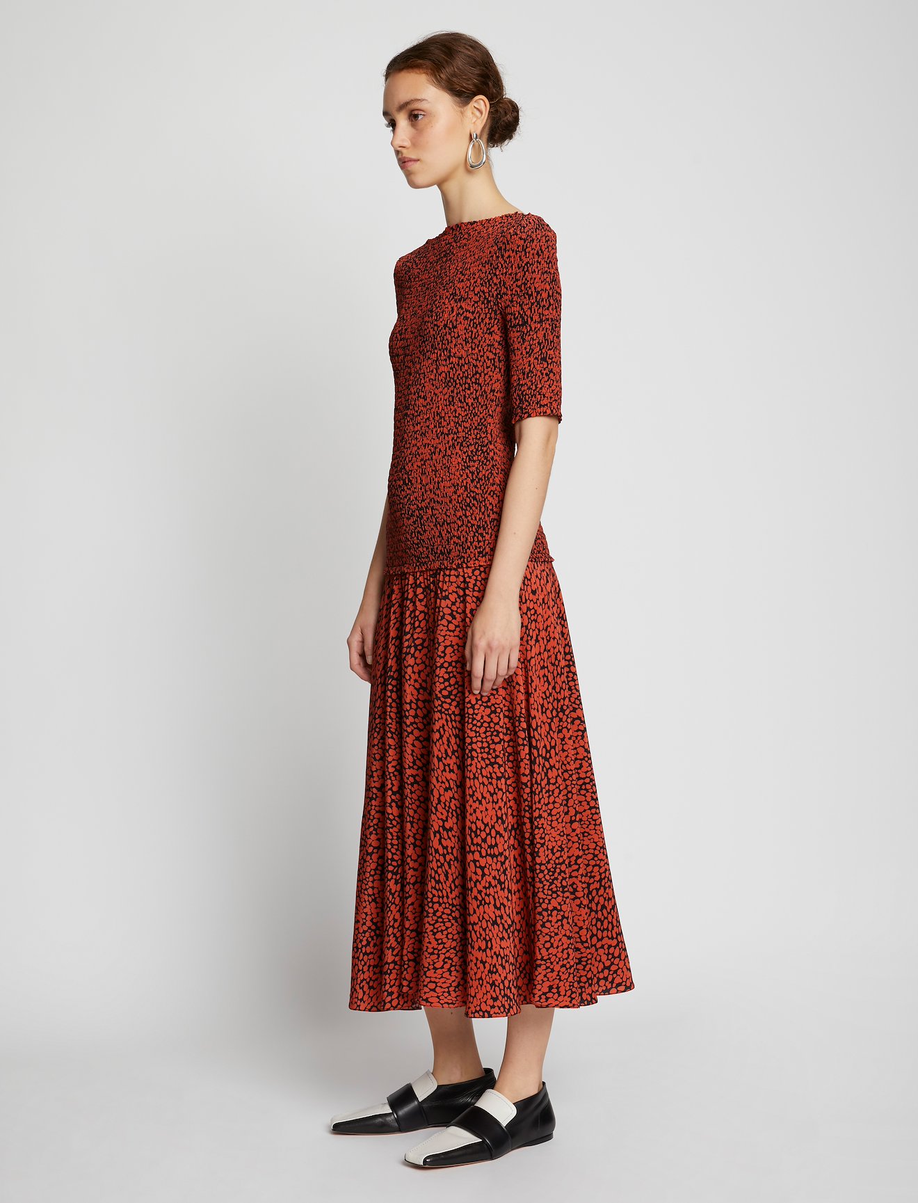 Smocked Dot Dress #1
