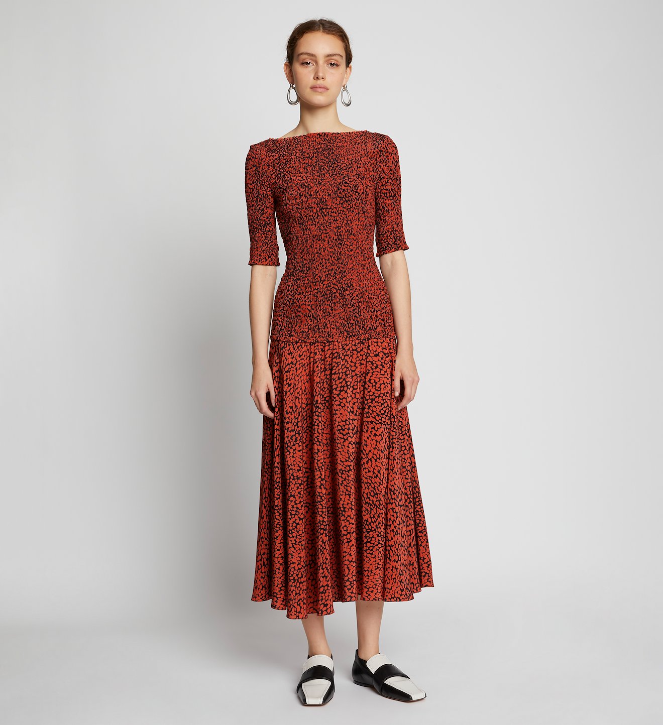 Smocked Dot Dress