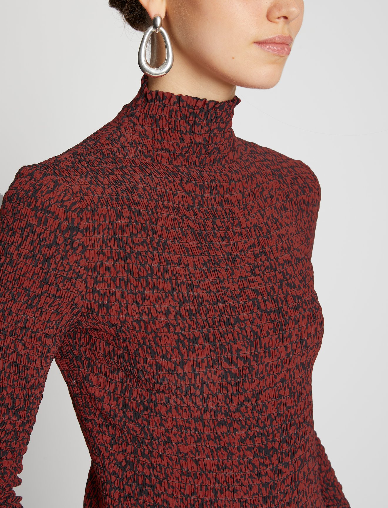 Smocked Dot Top #4