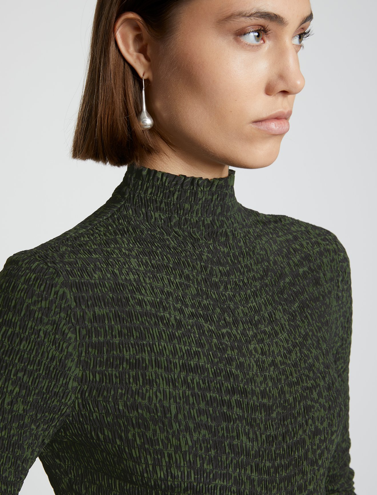 Smocked Dot Top #4