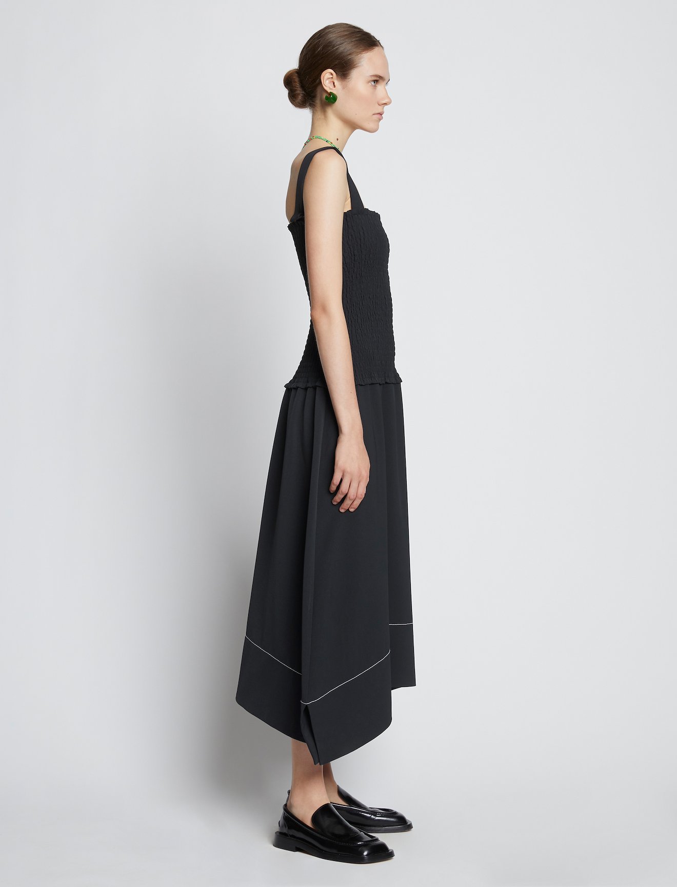 Smocked Midi Dress #1