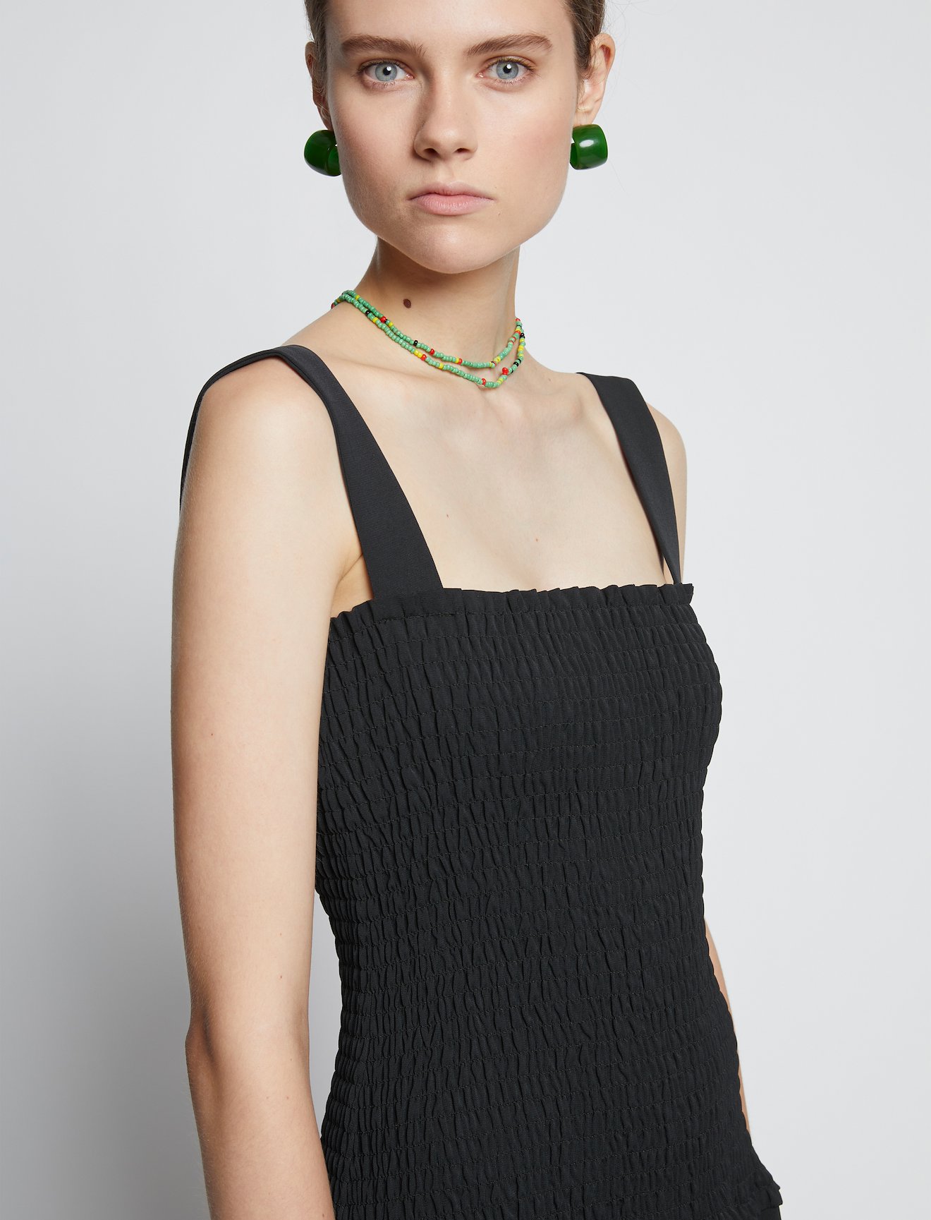 Smocked Midi Dress #3