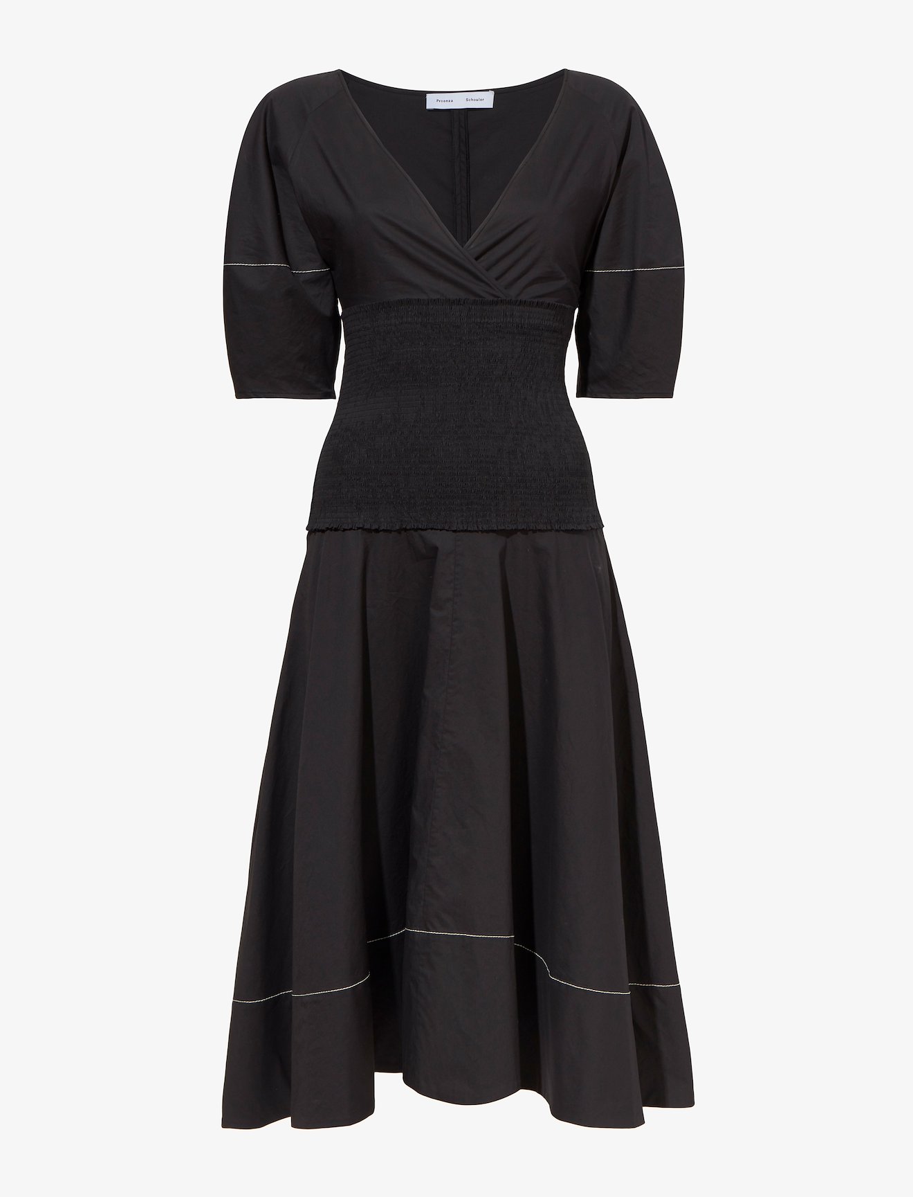 Smocked Poplin Dress #4