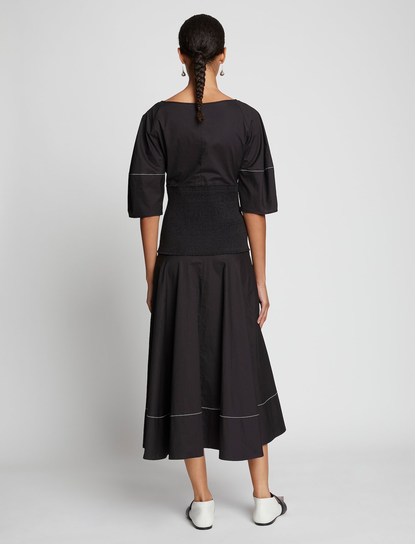 Smocked Poplin Dress #2
