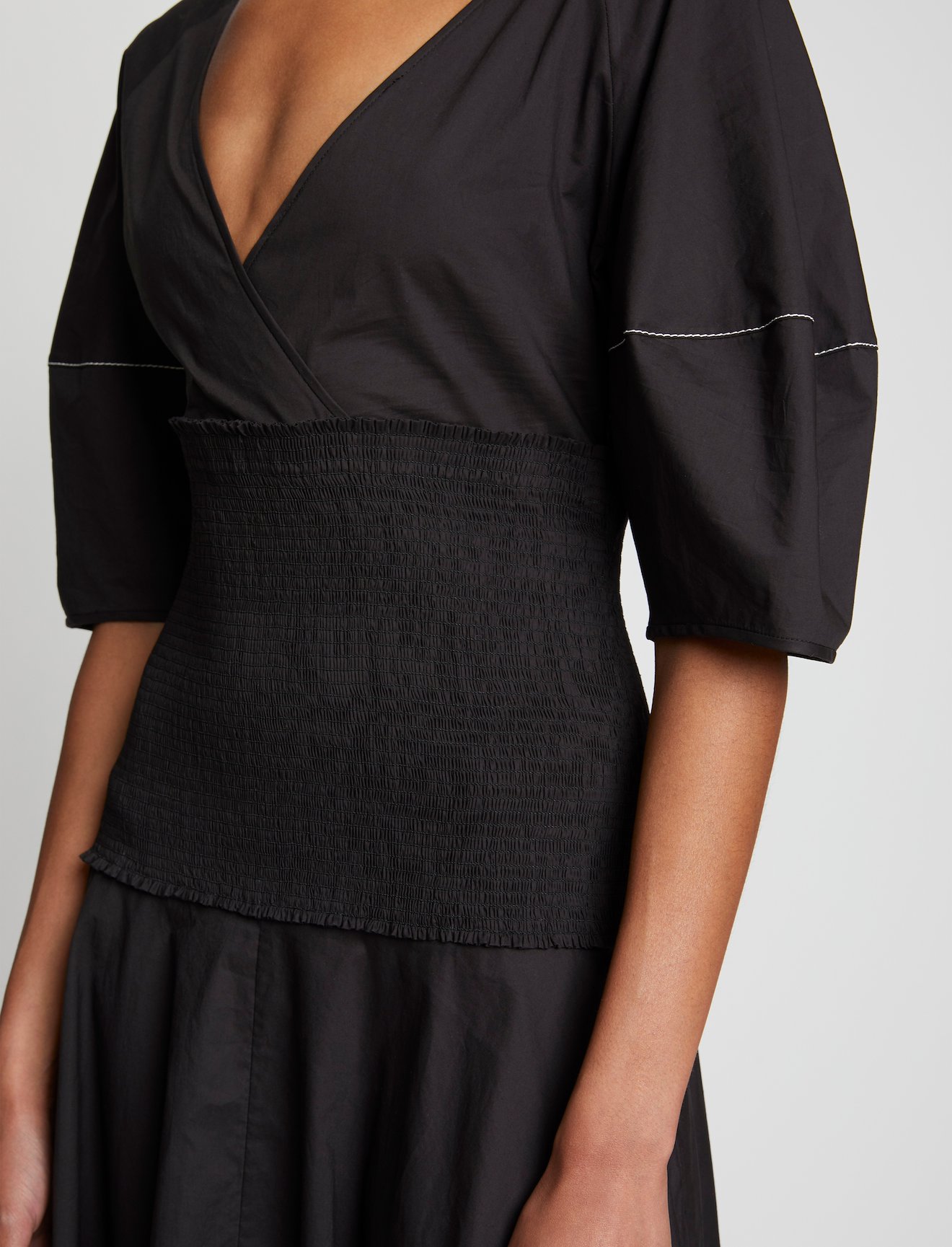 Smocked Poplin Dress #3