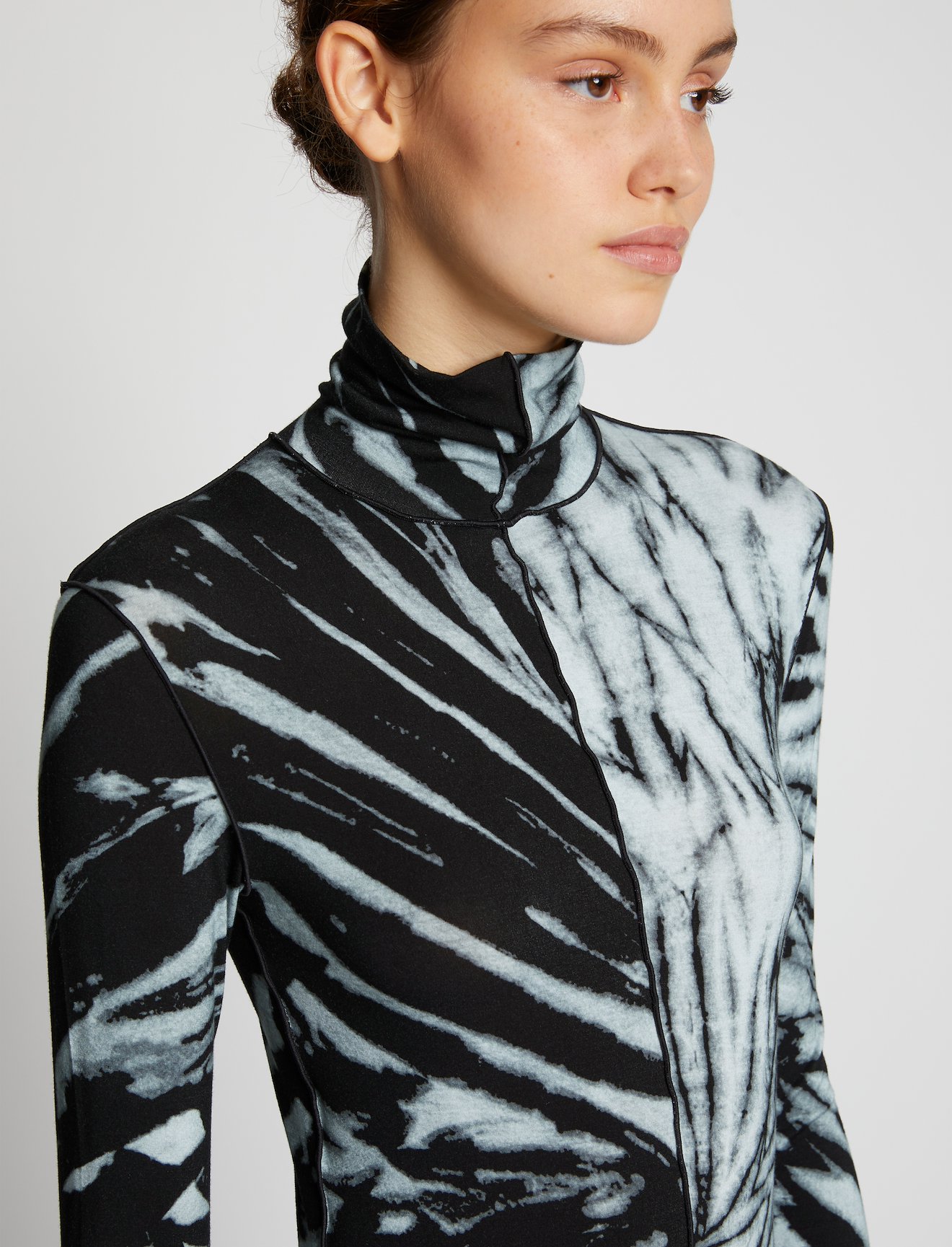 Spiral Tie Dye Jersey Dress #3