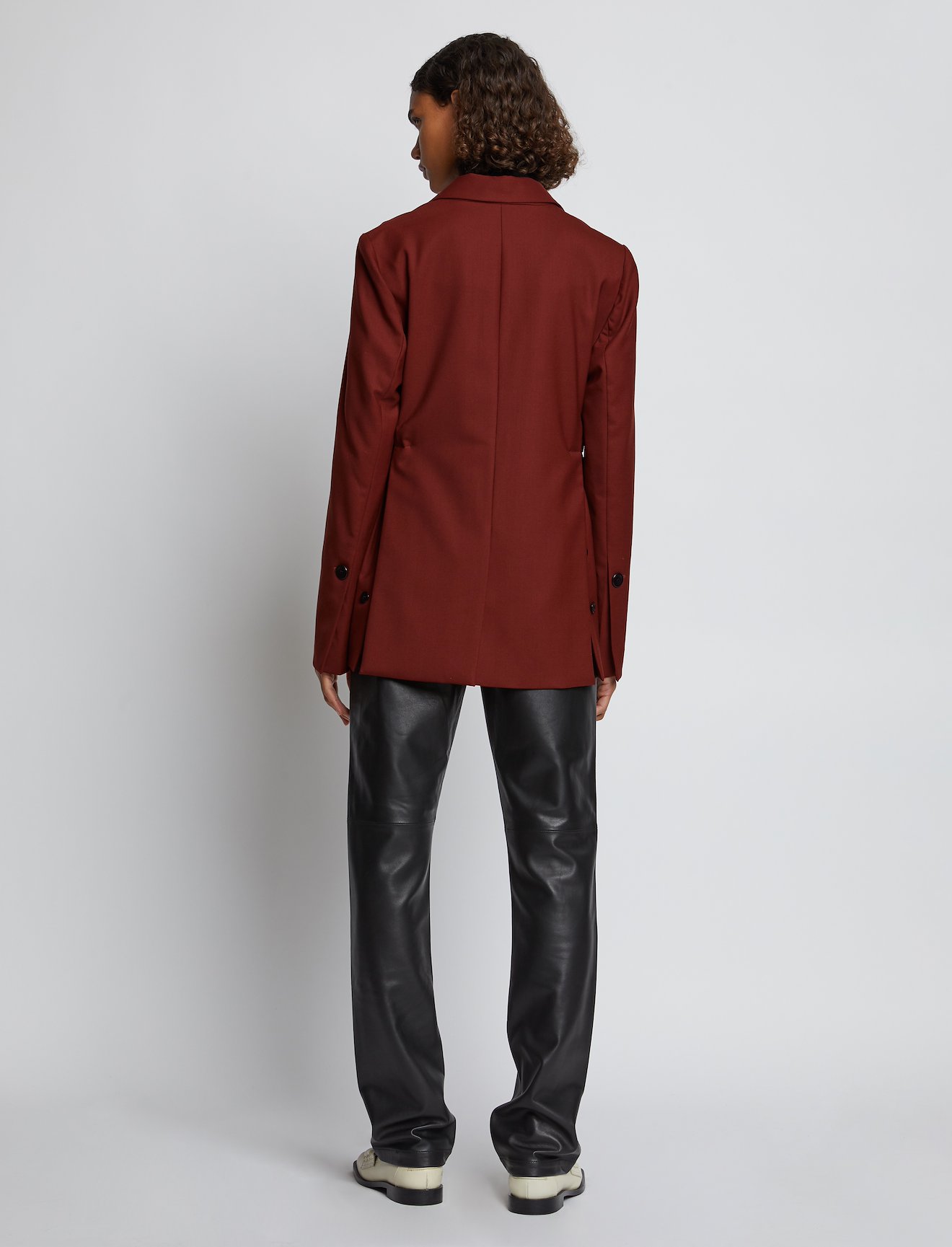 Stretch Suiting Belted Blazer #3