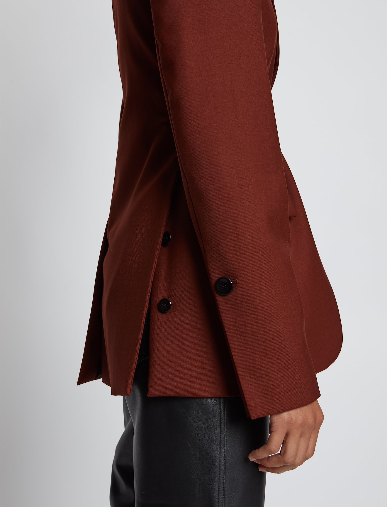 Stretch Suiting Belted Blazer #4