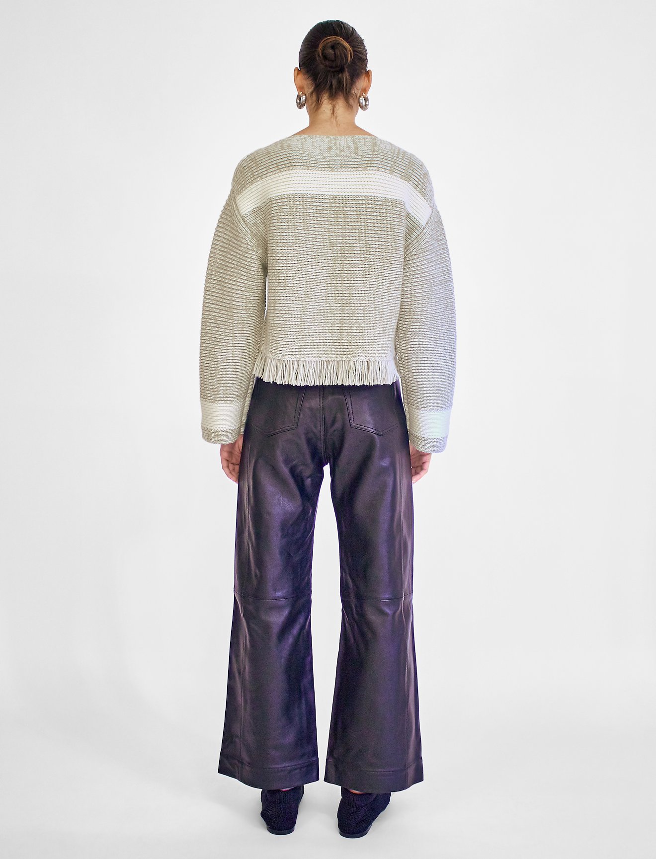 Stripe Fringe Sweater #3