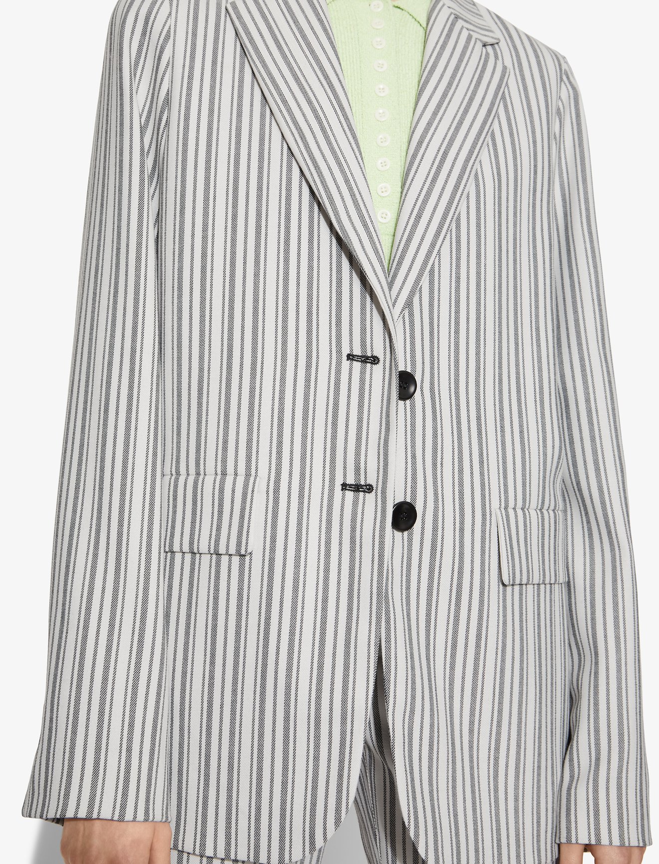 Striped Suiting Blazer #3