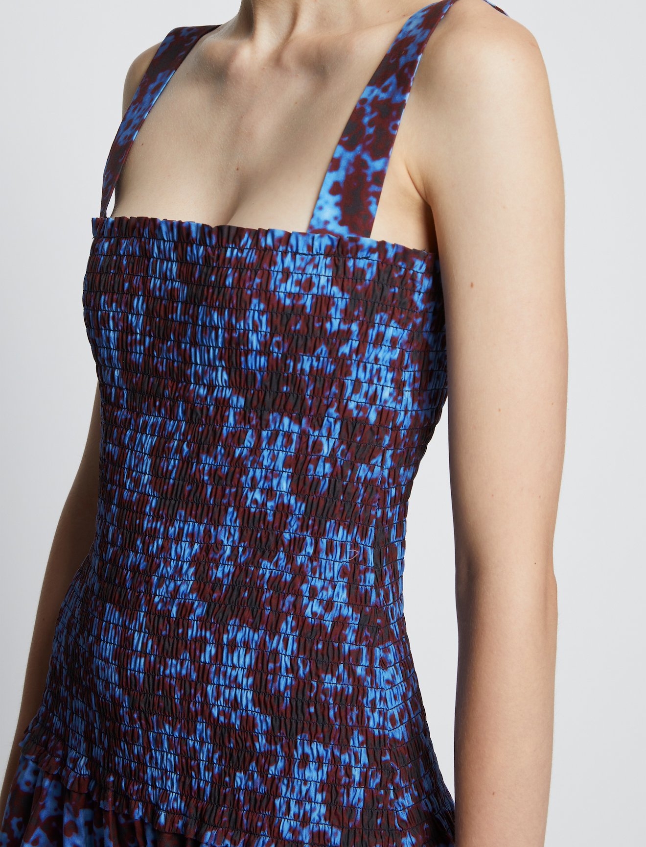 Sunflower Poplin Smocked Dress #3