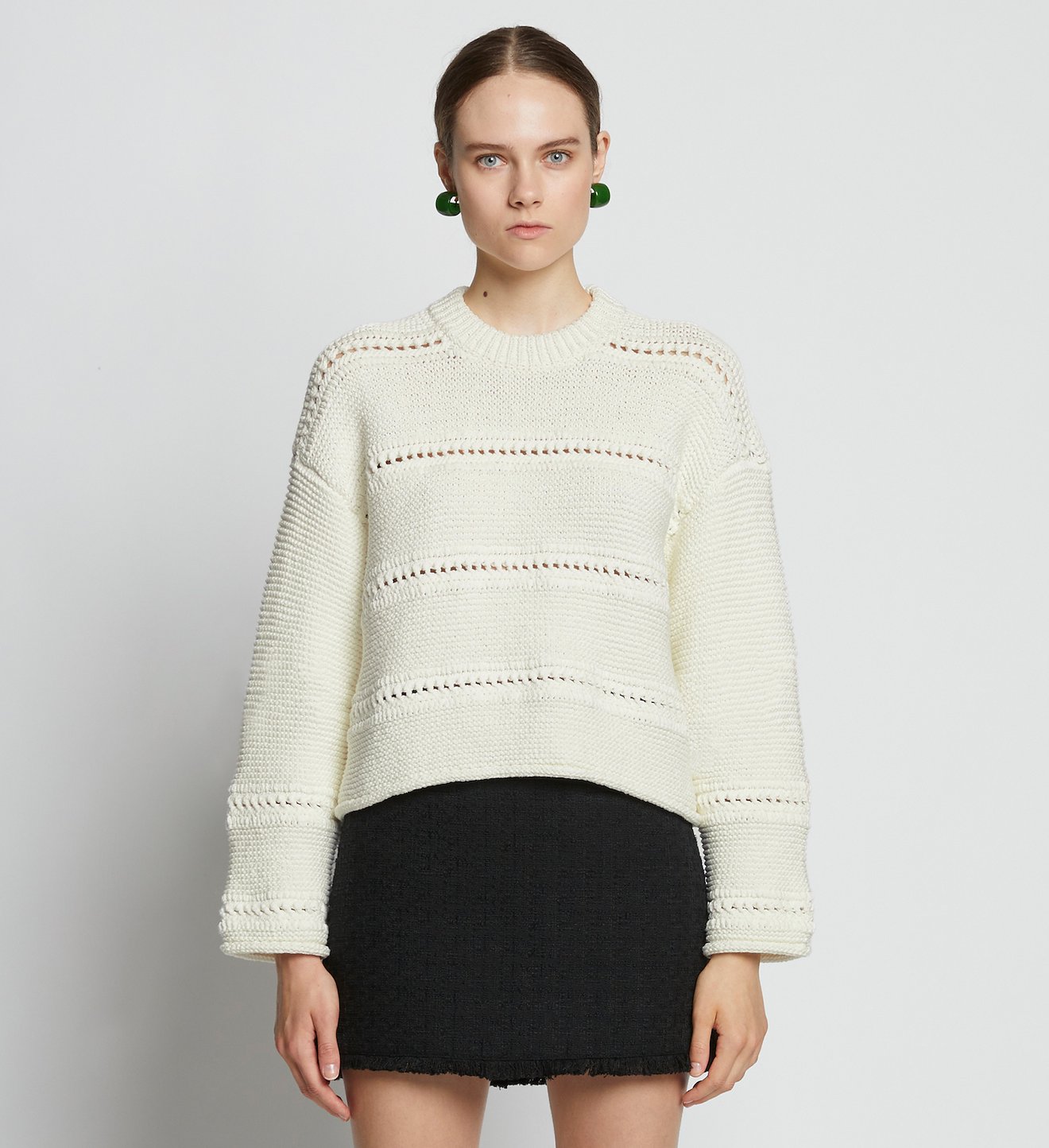 Textured Knit Sweater
