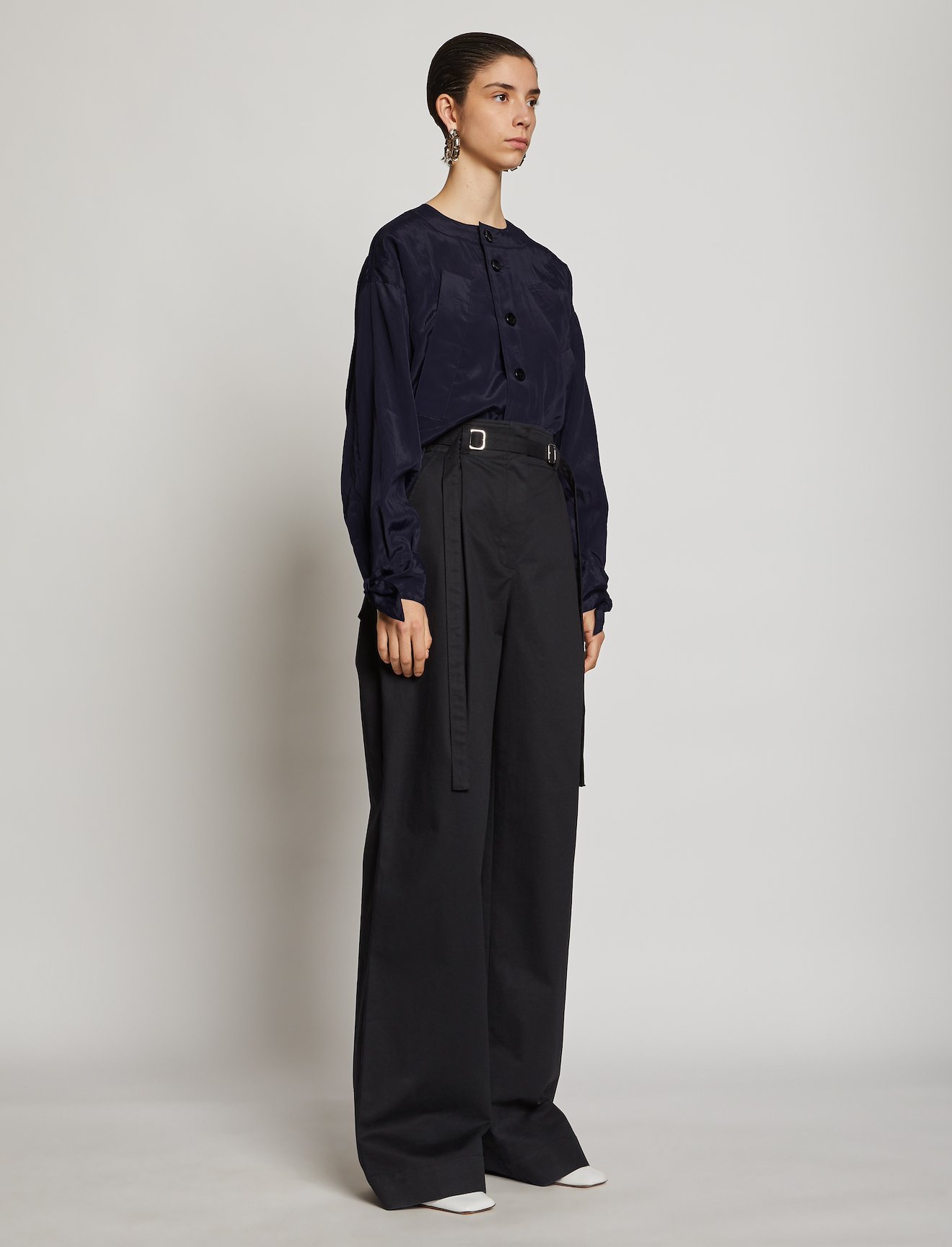 Textured Parachute Cropped Jacket #2