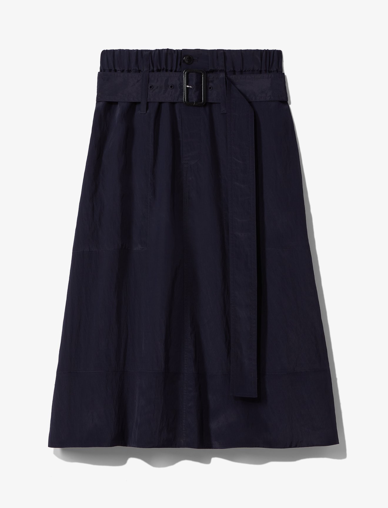 Textured Parachute Midi Skirt #4
