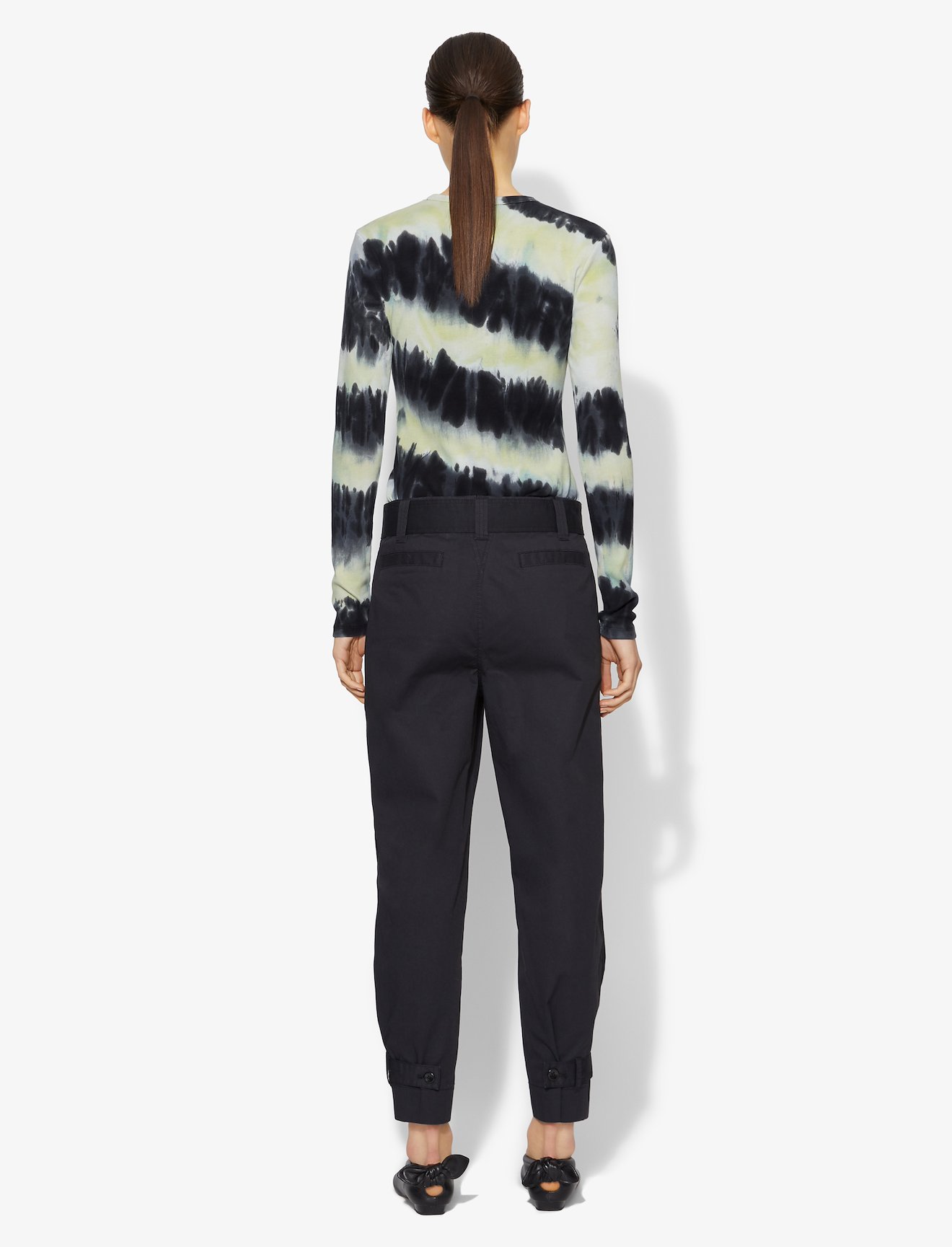 Tie Dye Long Sleeve Rib Top #2