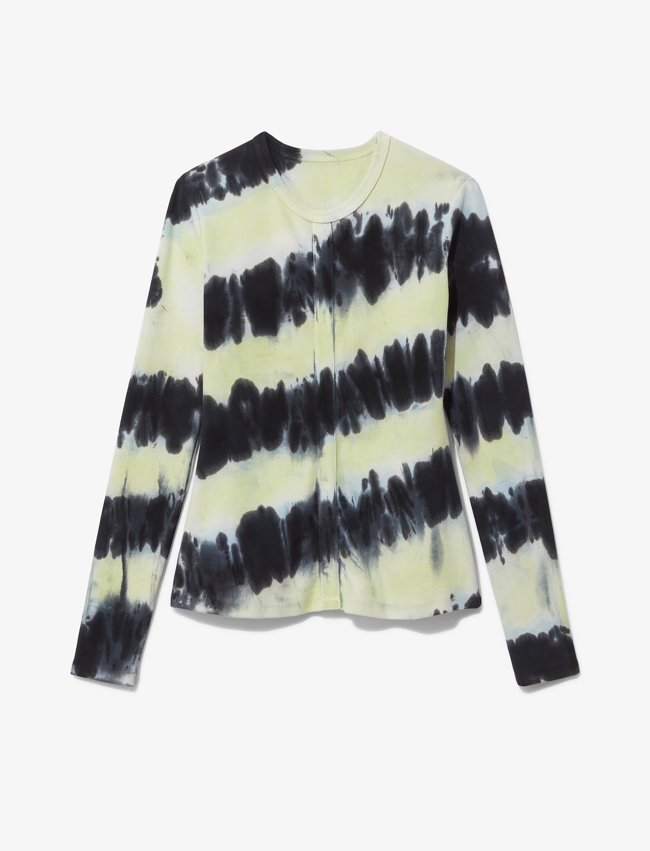 Tie Dye Long Sleeve Rib Top #4