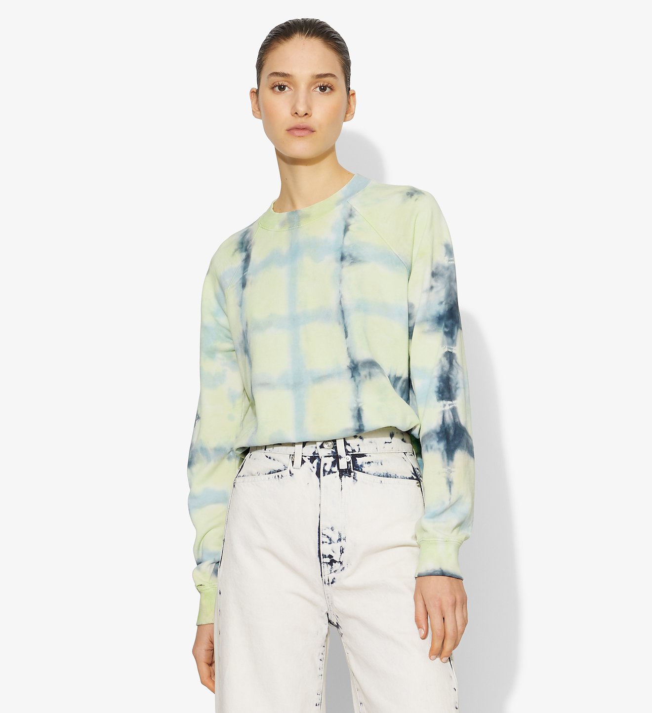 Tie Dye Rib Sweatshirt