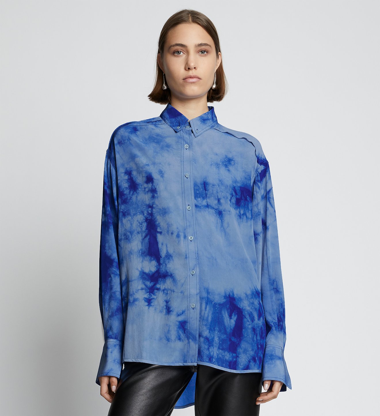Tie Dye Silk Shirt
