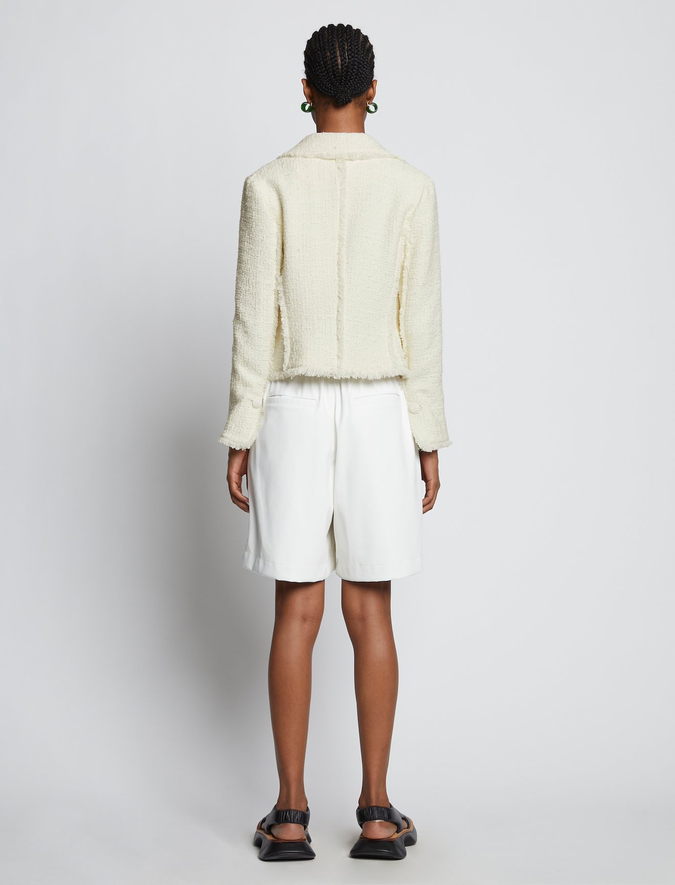 Tweed Cropped Jacket #3