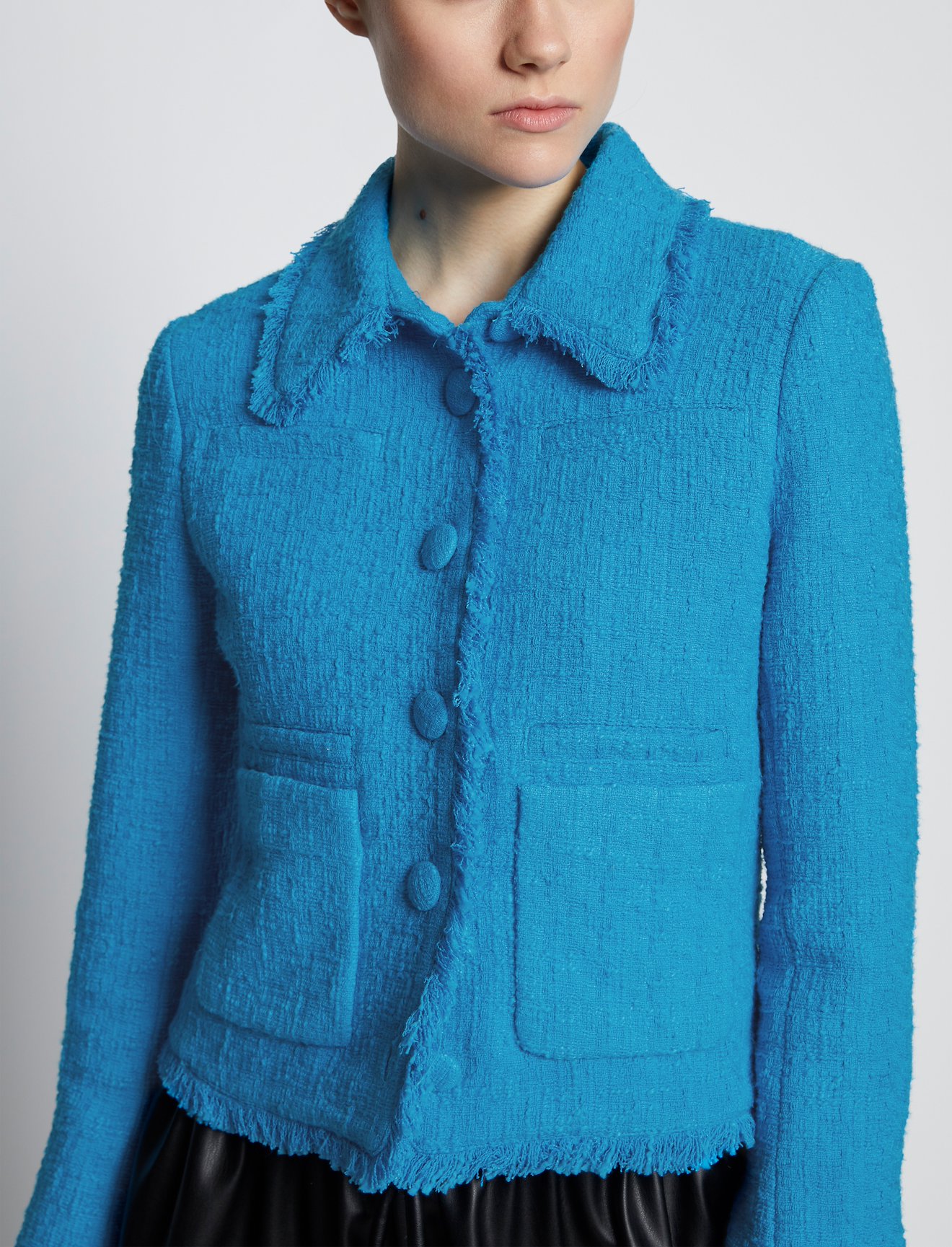 Tweed Cropped Jacket #4