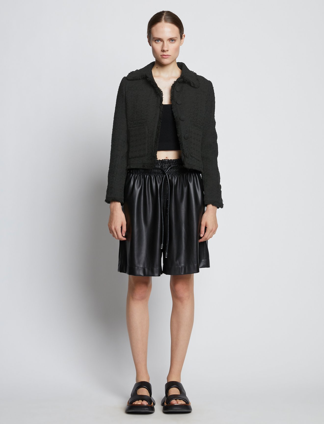 Tweed Cropped Jacket #1