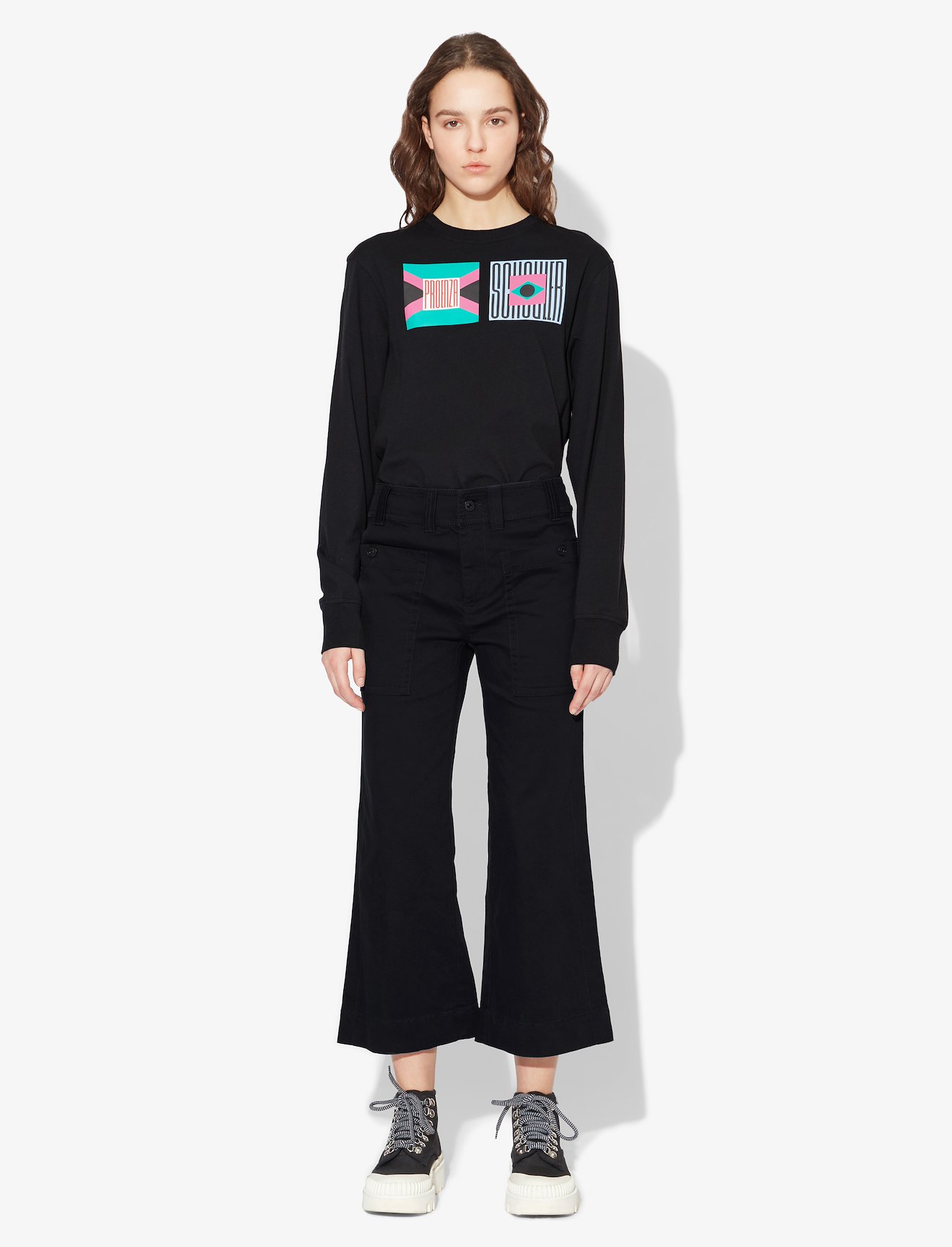 Utility Wide Leg Crop Pants #1