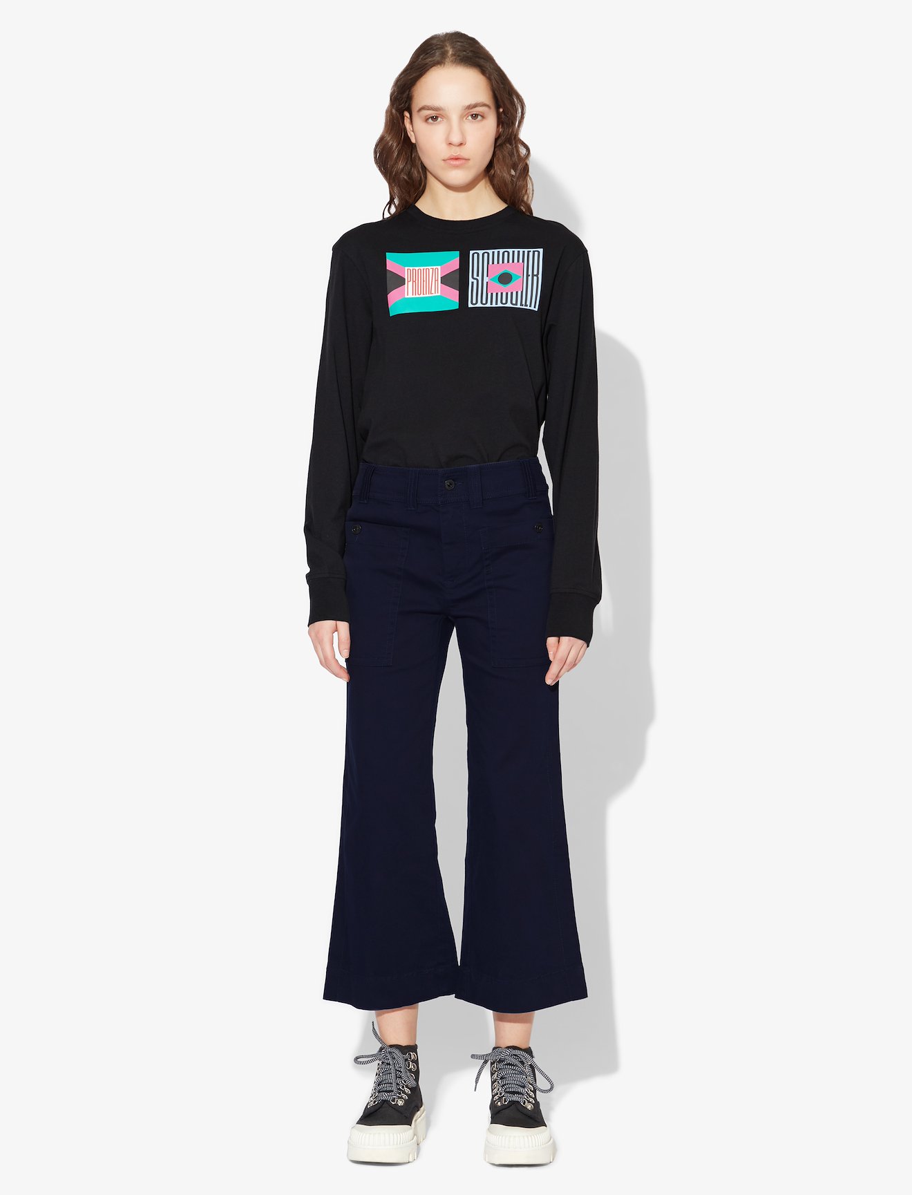 Utility Wide Leg Crop Pants #1