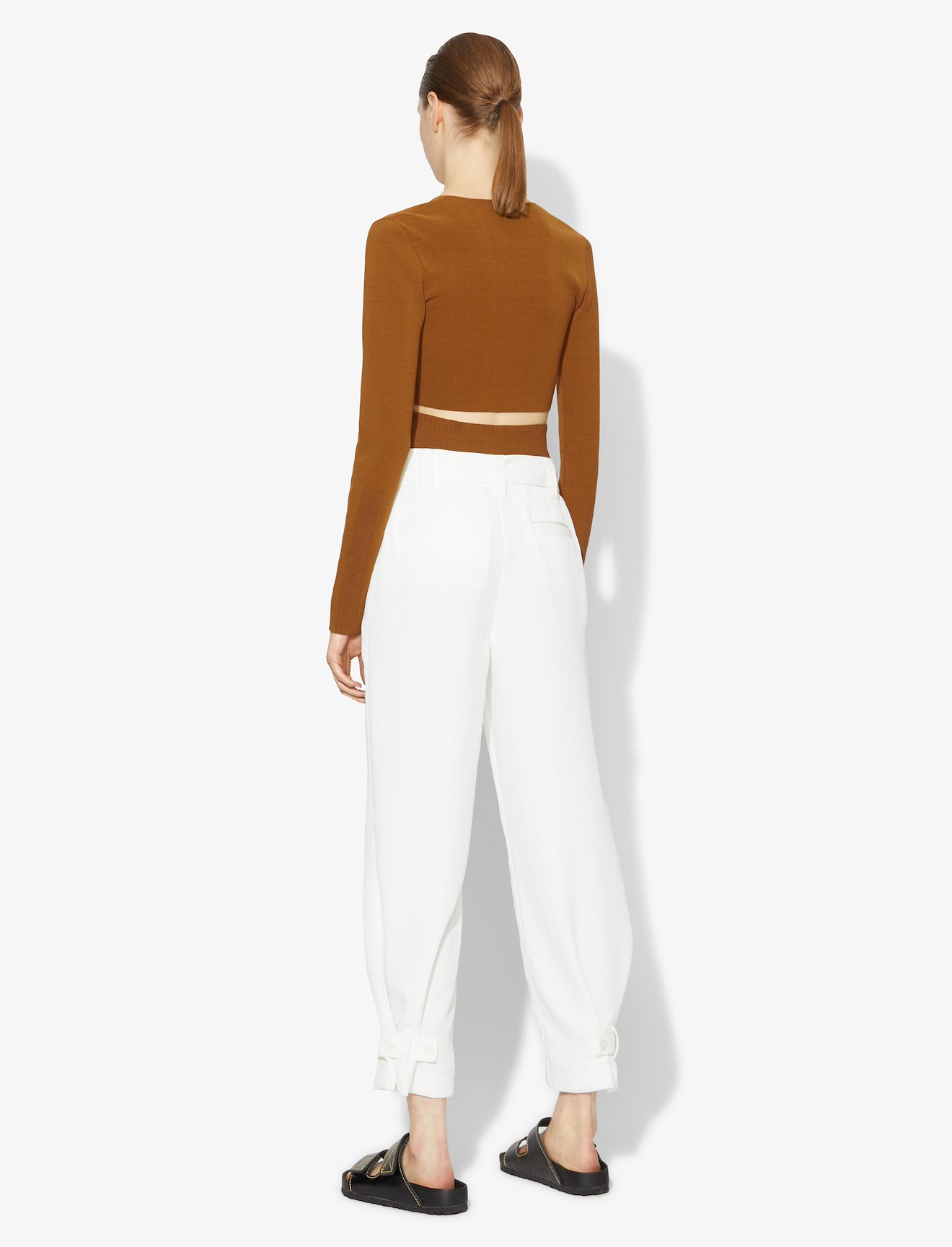 V-Neck Bandage Knit Top #2