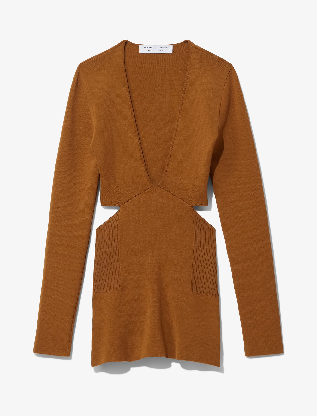 V-Neck Bandage Knit Top #4