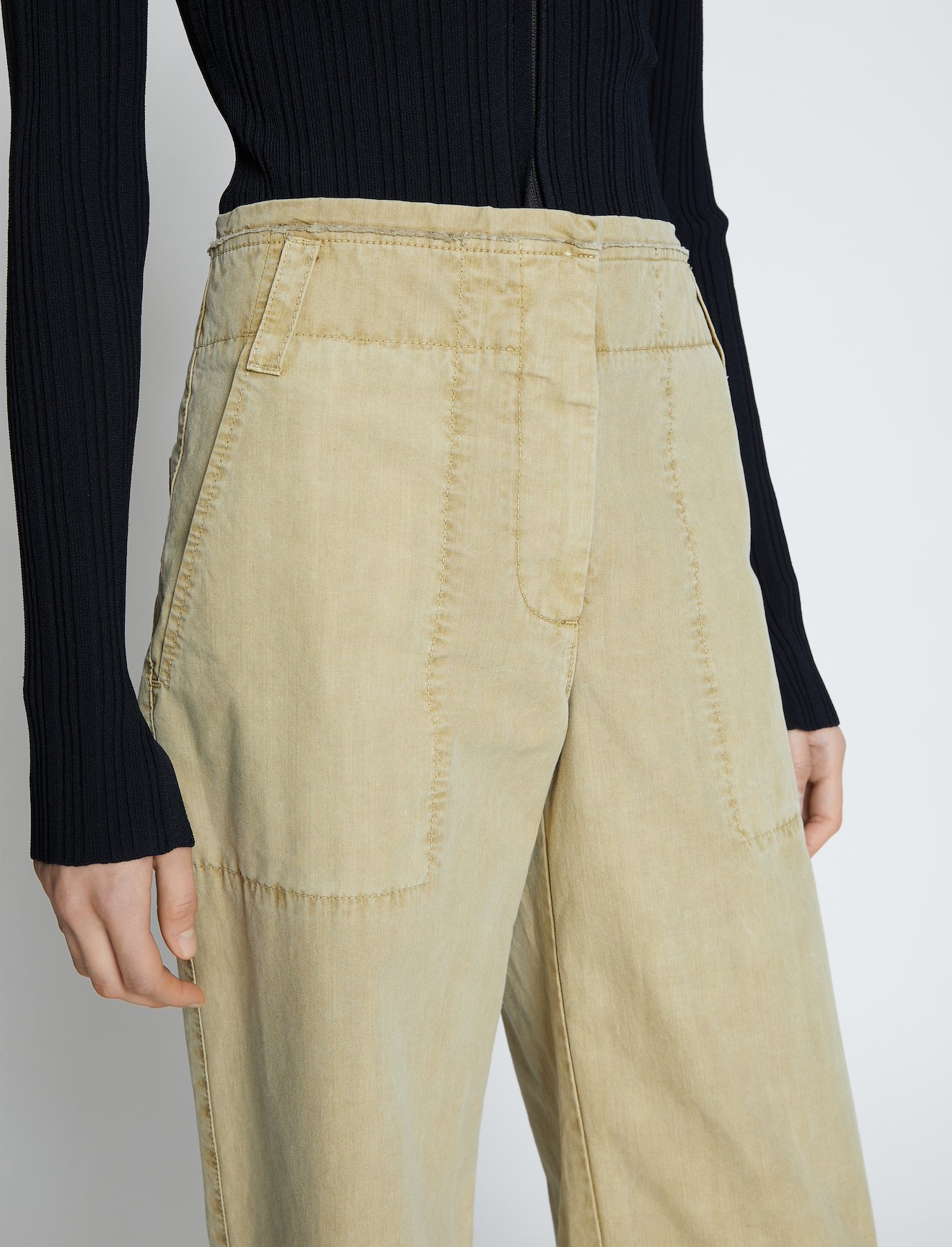 Washed Cotton Pants #3