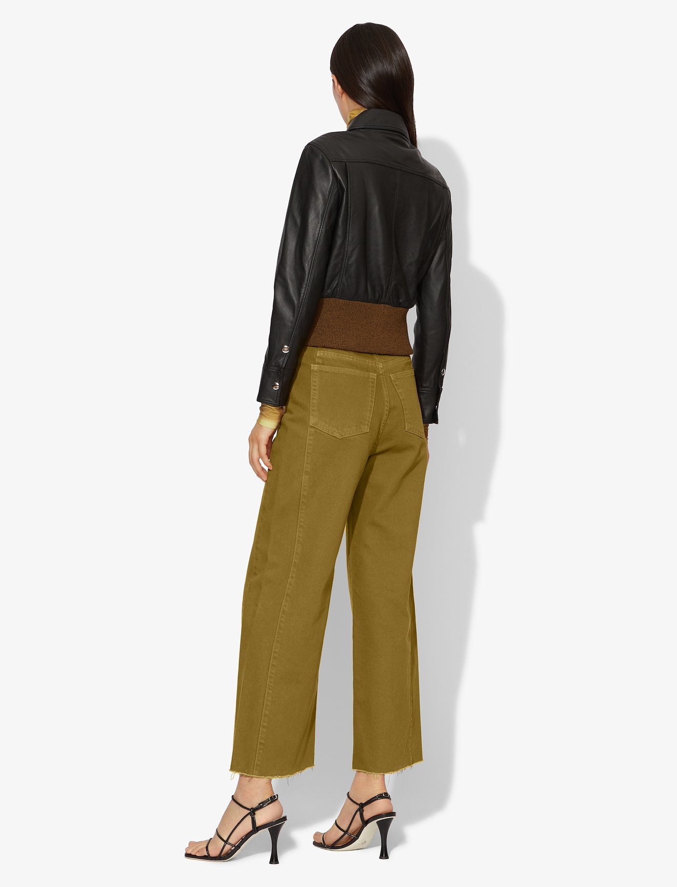 Wide Leg Crop Jeans #2