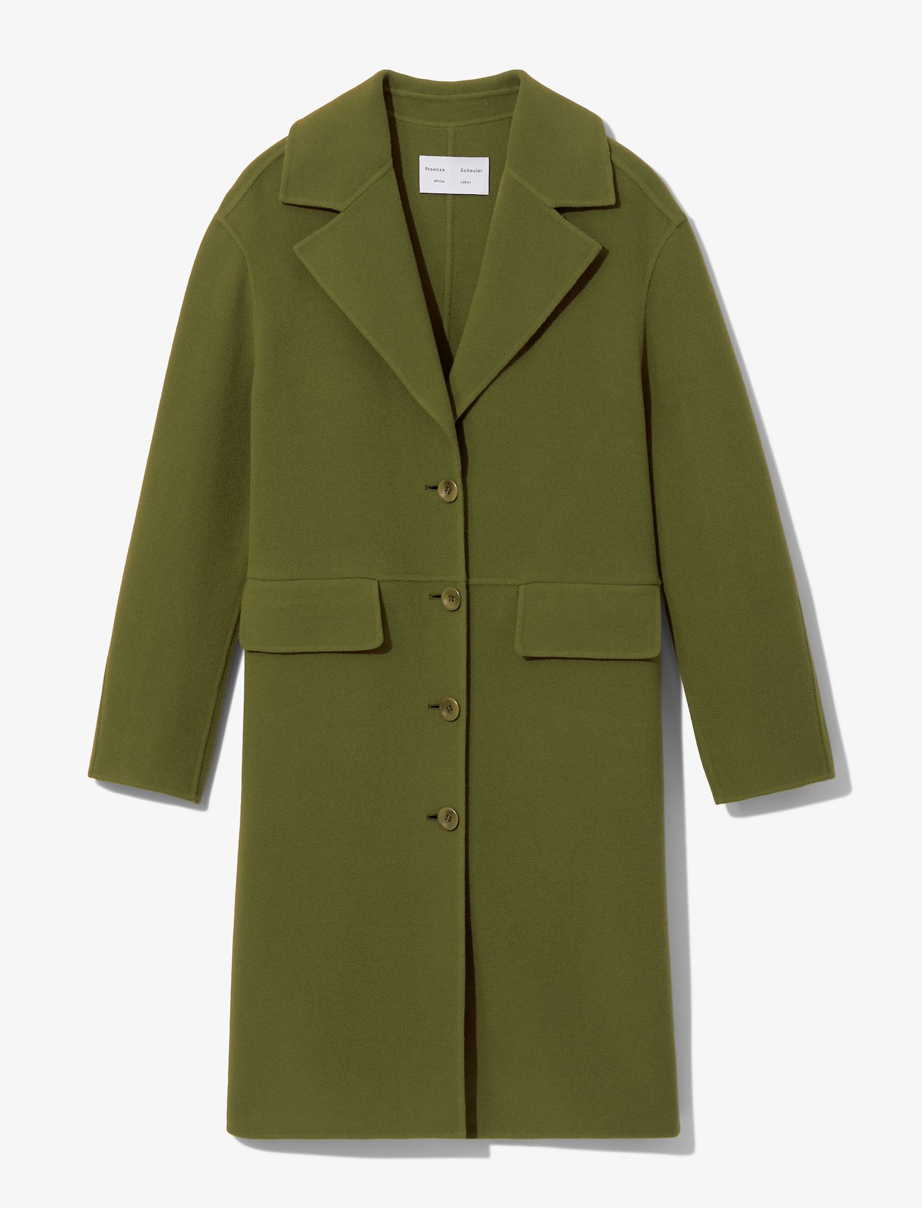 Wool Cashmere Double Face Long Coat #3