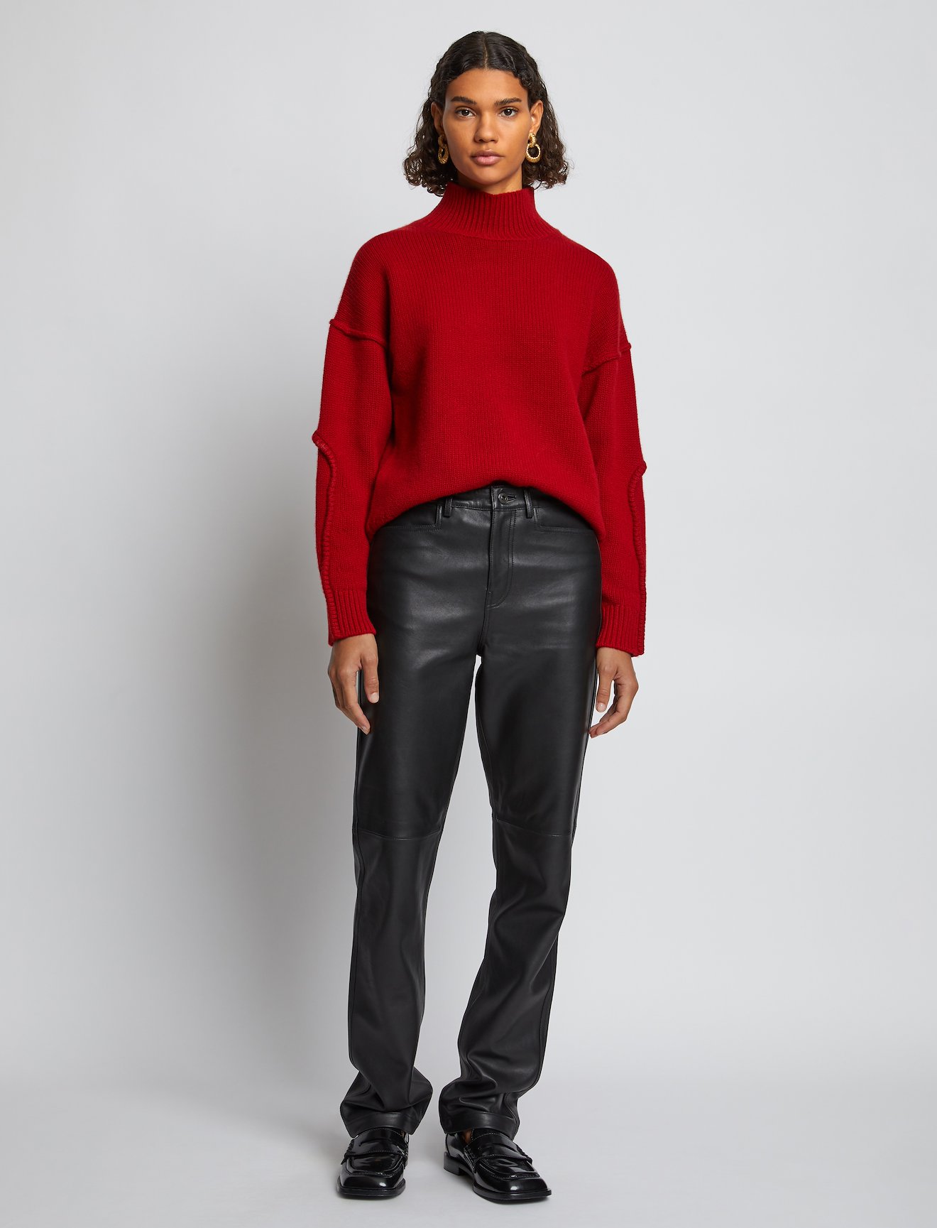 Wool Cashmere Turtleneck Sweater #1