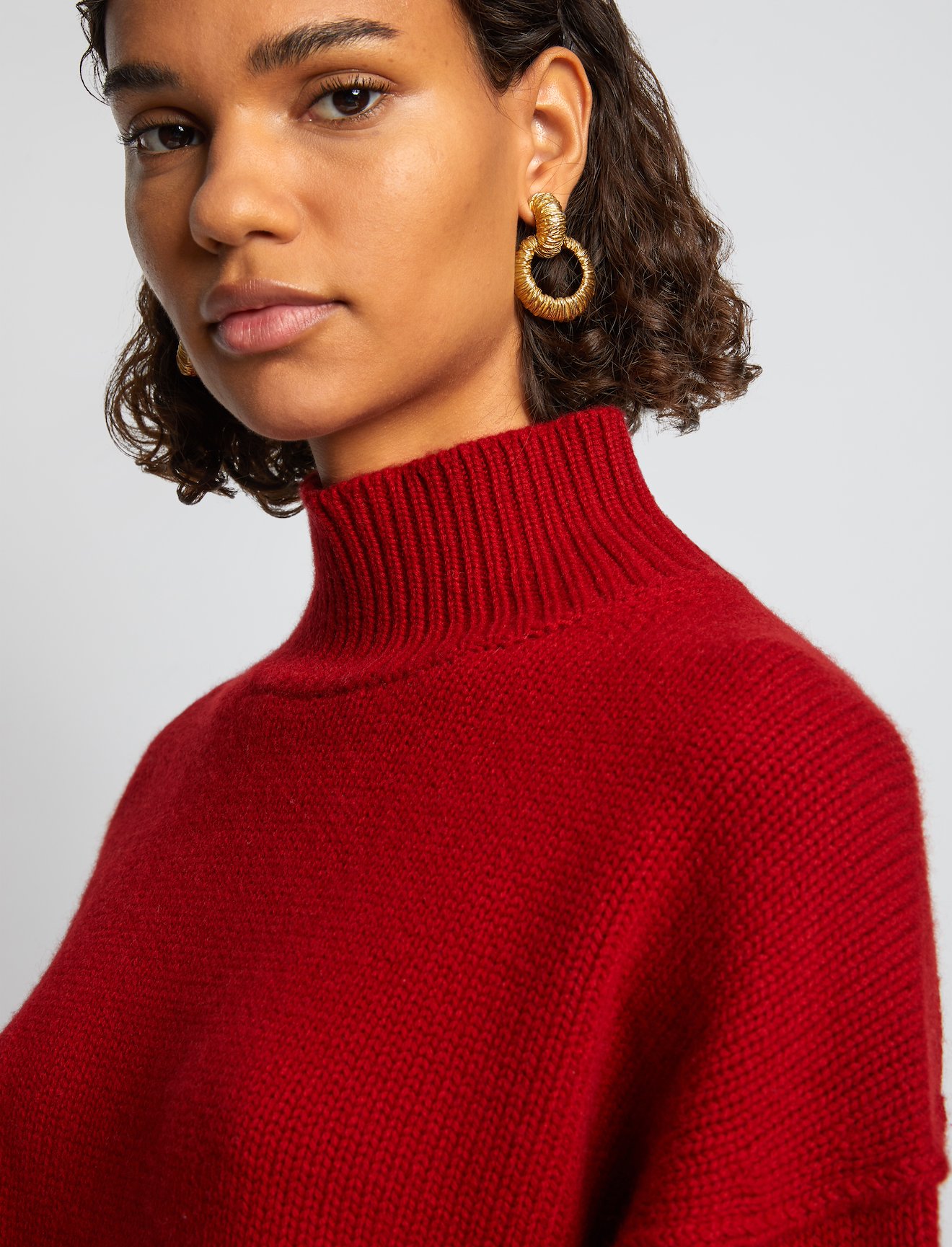 Wool Cashmere Turtleneck Sweater #4